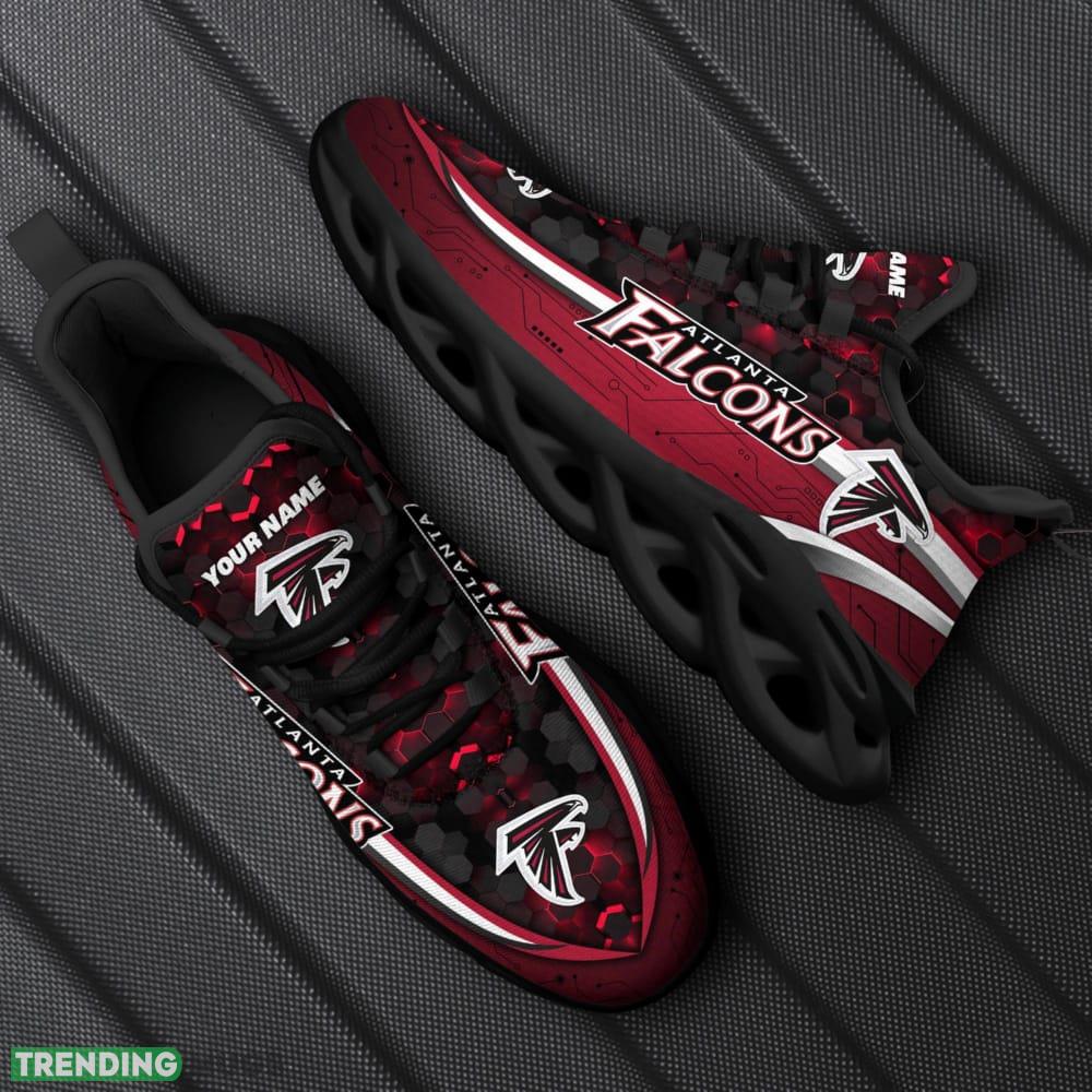 Custom Name Atlanta Falcons NFL Football Team Sports Running Shoes New Design For Fans Gift Max Soul Sneakers Max Soul Custom Name Atlanta Falcons NFL Football Team Sports Running Shoes New Design For Fans Gift Max Soul Sneakers Max Soul