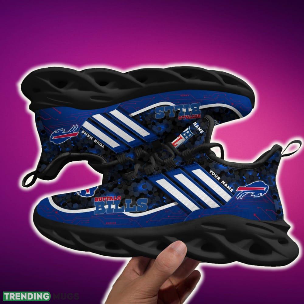 Custom Name Buffalo Bills Black Max Soul Shoes NFL Teams For Fans Sports Shoes New Men And Women Max Soul Custom Name Buffalo Bills Black Max Soul Shoes NFL Teams For Fans Sports Shoes New Men And Women Max Soul
