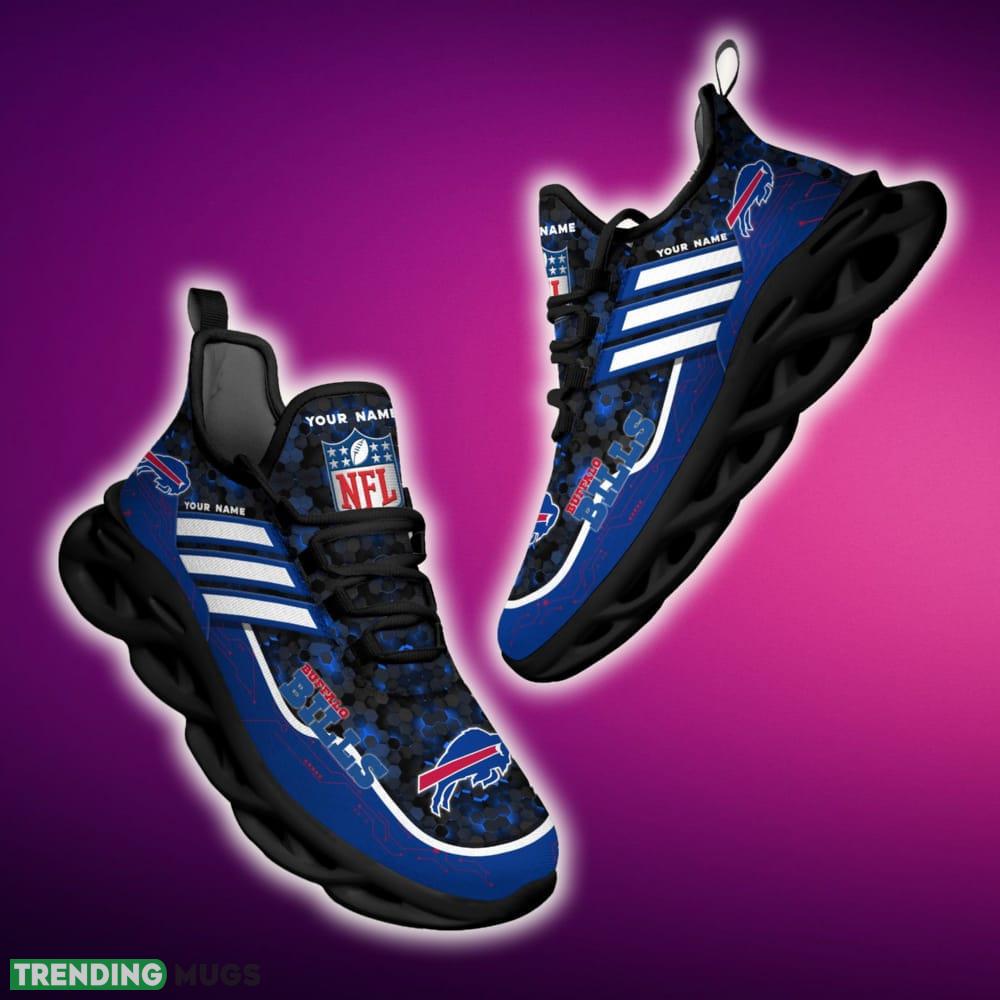 Custom Name Buffalo Bills Black Max Soul Shoes NFL Teams For Fans Sports Shoes New Men And Women Max Soul Custom Name Buffalo Bills Black Max Soul Shoes NFL Teams For Fans Sports Shoes New Men And Women Max Soul
