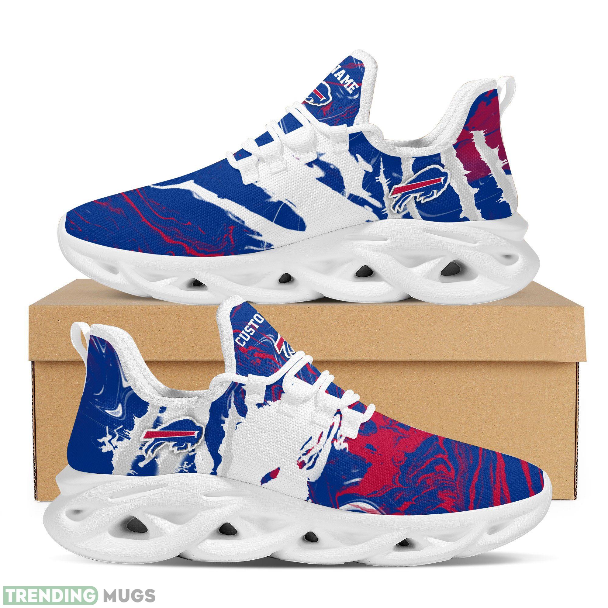 Custom Name Buffalo Billsamerican Football Team Trending Max Soul Clunky Sneaker Shoes For Men Women - Buffalo Billsamerican Football Team Trending Max Soul Clunky Sneaker Shoes_1