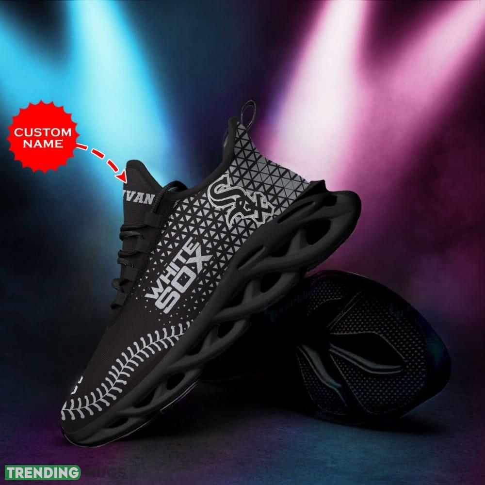 Custom Name Chicago White Sox Custom Max Soul Sneakers For Men Women - Chicago White Sox Custom Max Soul Sneakers Running Sports Shoes_1