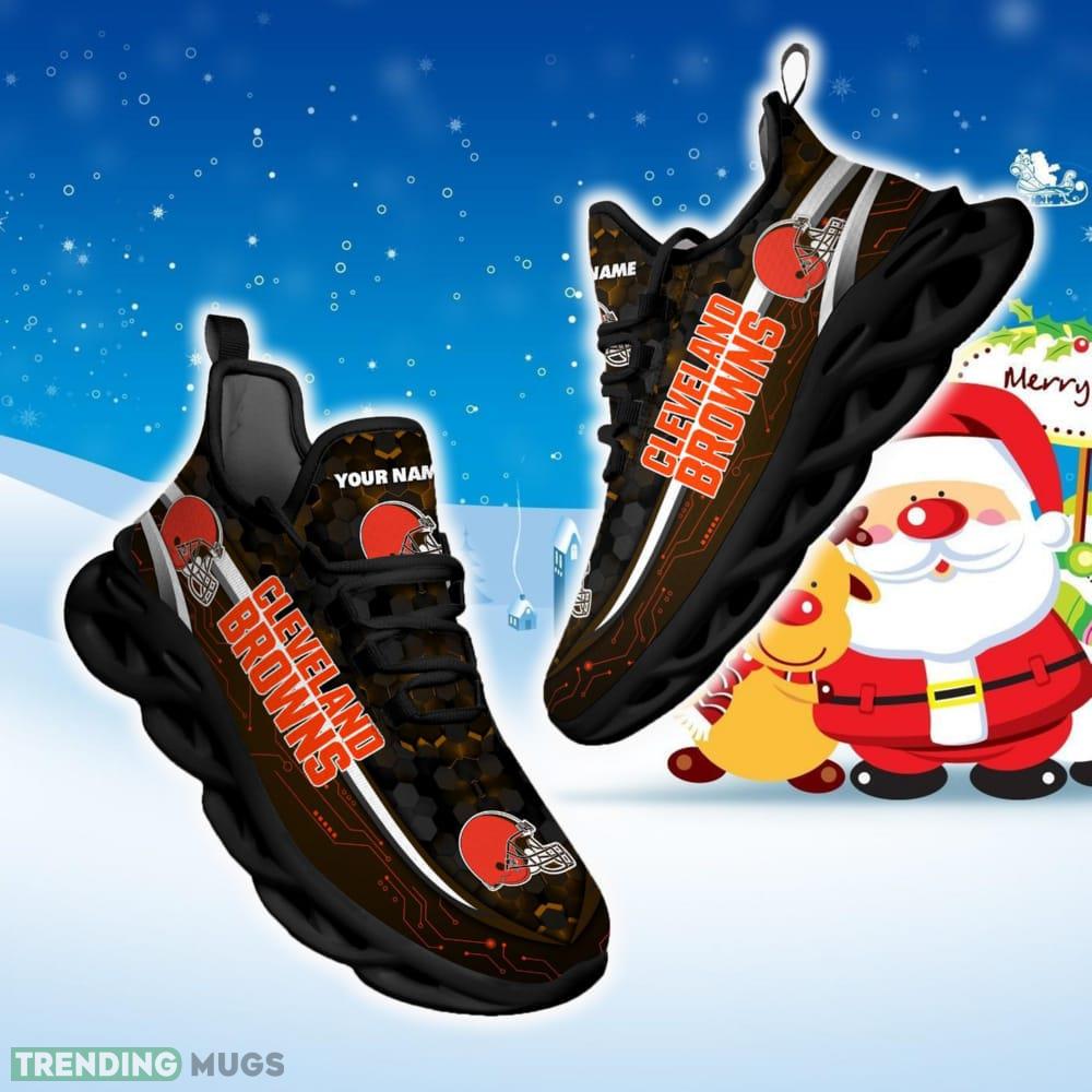 Custom Name Cleveland Browns NFL Football Team Sports Running Shoes New Design For Fans Gift Max Soul Sneakers Max Soul Custom Name Cleveland Browns NFL Football Team Sports Running Shoes New Design For Fans Gift Max Soul Sneakers Max Soul