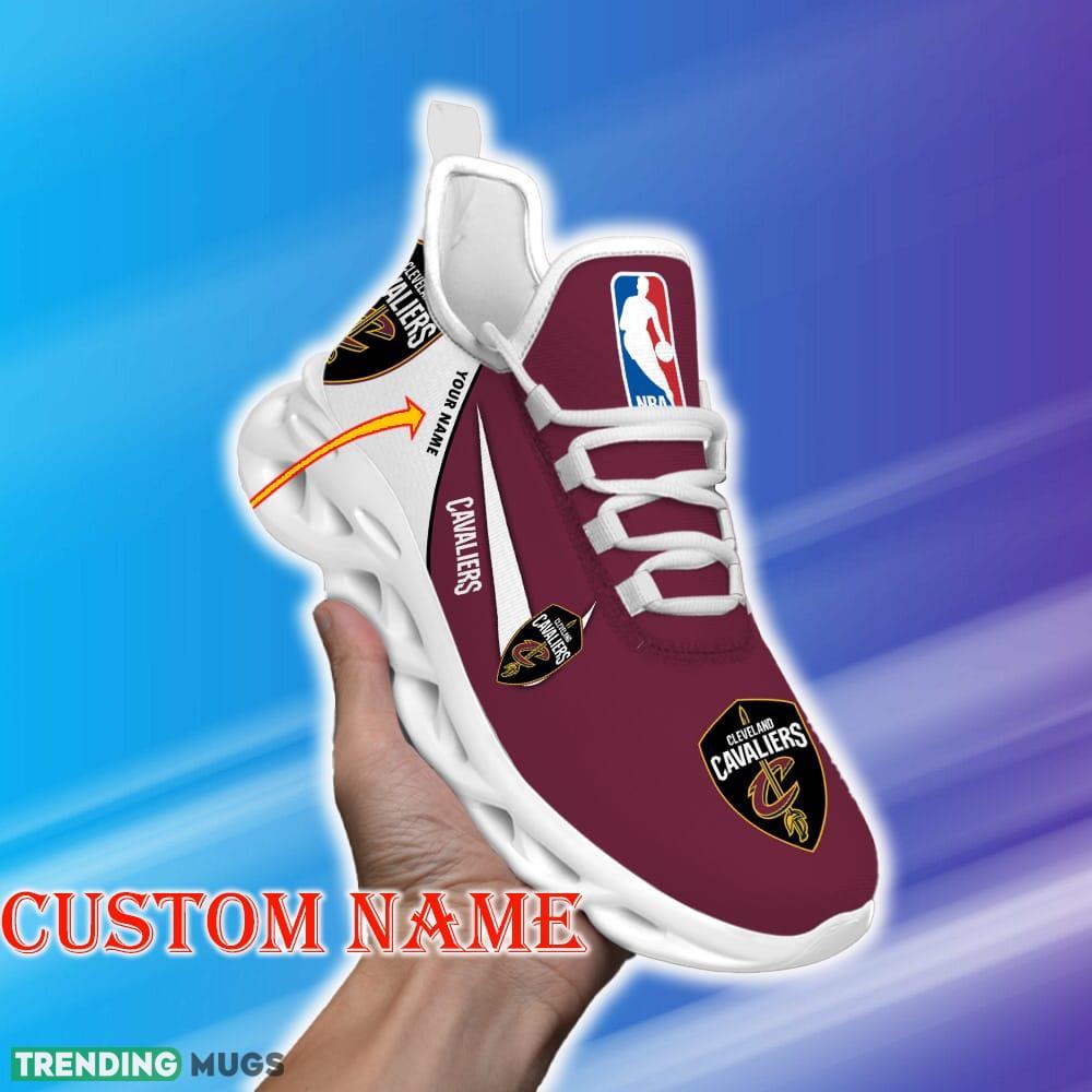 Custom Name Cleveland Cavaliers NBA Max Soul Shoes Statement Gift Fans Running Sneakers New Shoes Max Soul Custom Name Cleveland Cavaliers NBA Max Soul Shoes Statement Gift Fans Running Sneakers New Shoes Max Soul