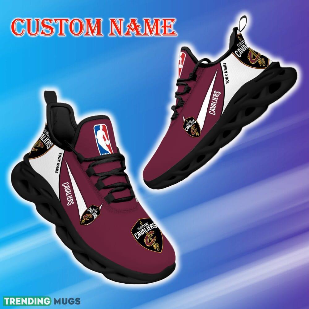 Custom Name Cleveland Cavaliers NBA Max Soul Shoes Statement Gift Fans Running Sneakers New Shoes Max Soul Custom Name Cleveland Cavaliers NBA Max Soul Shoes Statement Gift Fans Running Sneakers New Shoes Max Soul