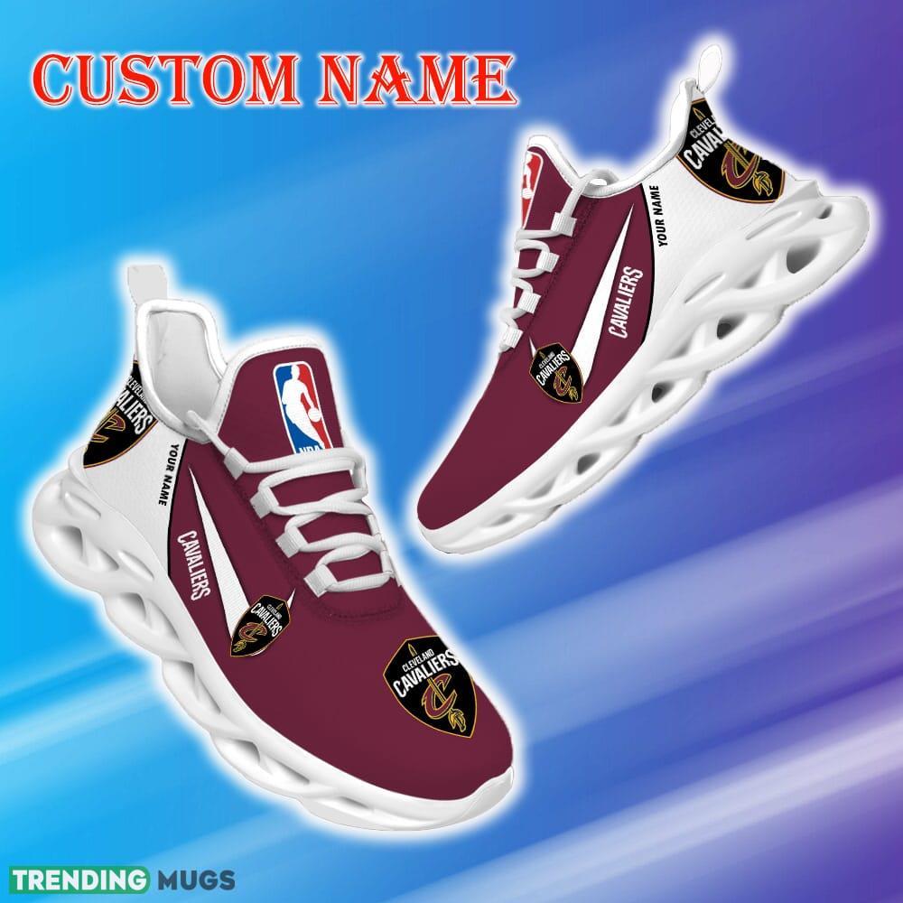 Custom Name Cleveland Cavaliers NBA Max Soul Shoes Statement Gift Fans Running Sneakers New Shoes Max Soul Custom Name Cleveland Cavaliers NBA Max Soul Shoes Statement Gift Fans Running Sneakers New Shoes Max Soul