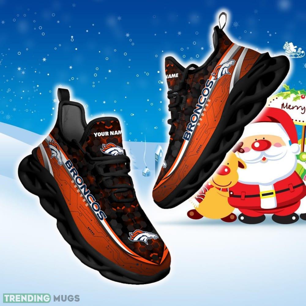 Custom Name Denver Broncos NFL Football Team Sports Running Shoes New Design For Fans Gift Max Soul Sneakers Max Soul Custom Name Denver Broncos NFL Football Team Sports Running Shoes New Design For Fans Gift Max Soul Sneakers Max Soul