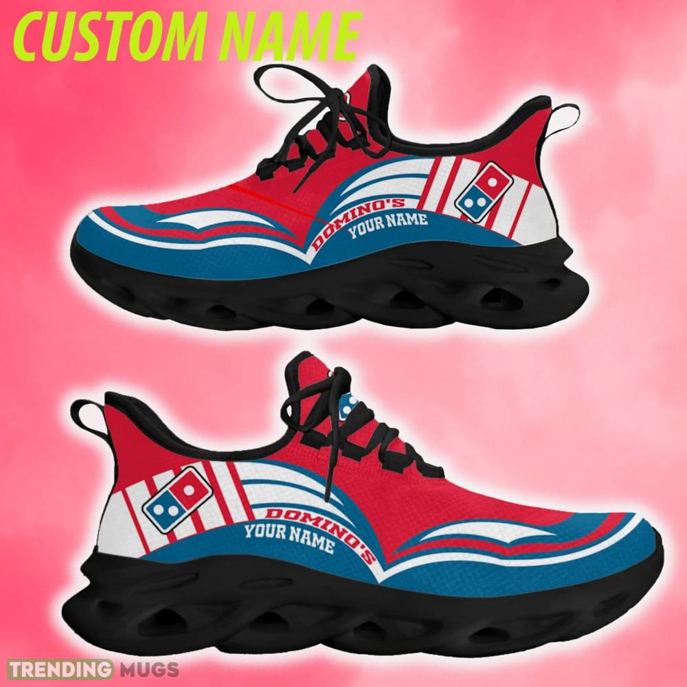 Custom Name domino's pizza Sports Running Shoes New Design For Fans Gift Max Soul Sneakers - domino's pizza Max Soul Shoes_1 Custom Name domino's pizza Sports Running Shoes New Design For Fans Gift Max Soul Sneakers - domino's pizza Max Soul Shoes_1