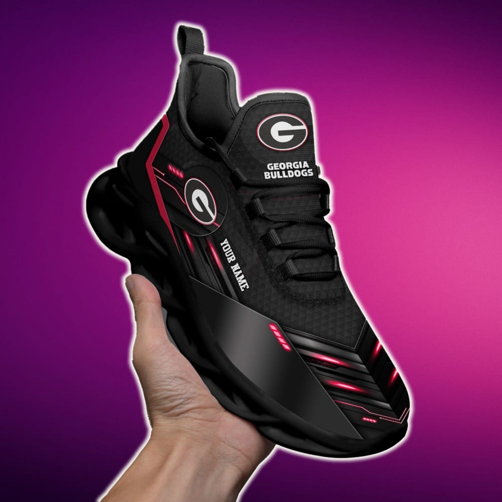 Custom Name Georgia Bulldogs Team Black Badge Sports Sneakers Ideas For Men And Women Gift Max Soul Shoes Max Soul Custom Name Georgia Bulldogs Team Black Badge Sports Sneakers Ideas For Men And Women Gift Max Soul Shoes Max Soul