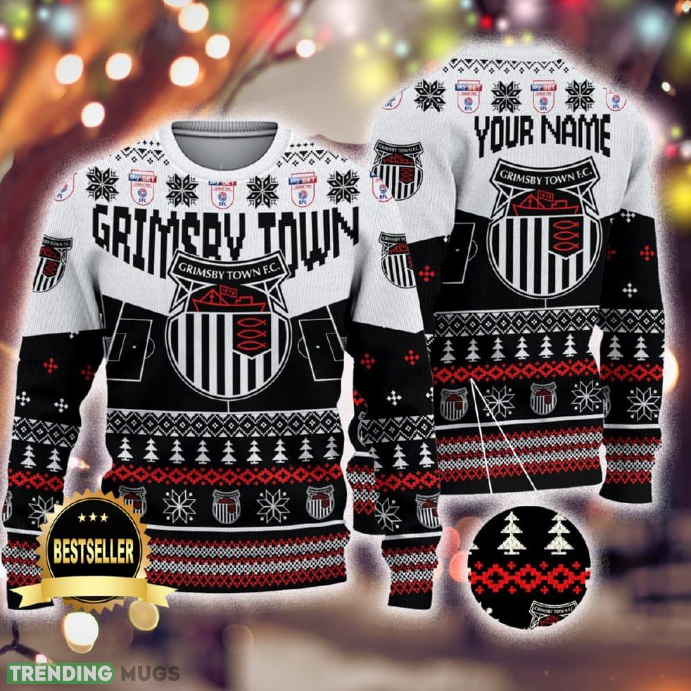 Custom Name Grimsby Town Ugly Christmas Sweater New Logo Gift For Men And Women Fans - Custom Name Grimsby Town Ugly Christmas Sweater New Logo Gift For Men And Women Fans Custom Name Grimsby Town Ugly Christmas Sweater New Logo Gift For Men And Women Fans - Custom Name Grimsby Town Ugly Christmas Sweater New Logo Gift For Men And Women Fans