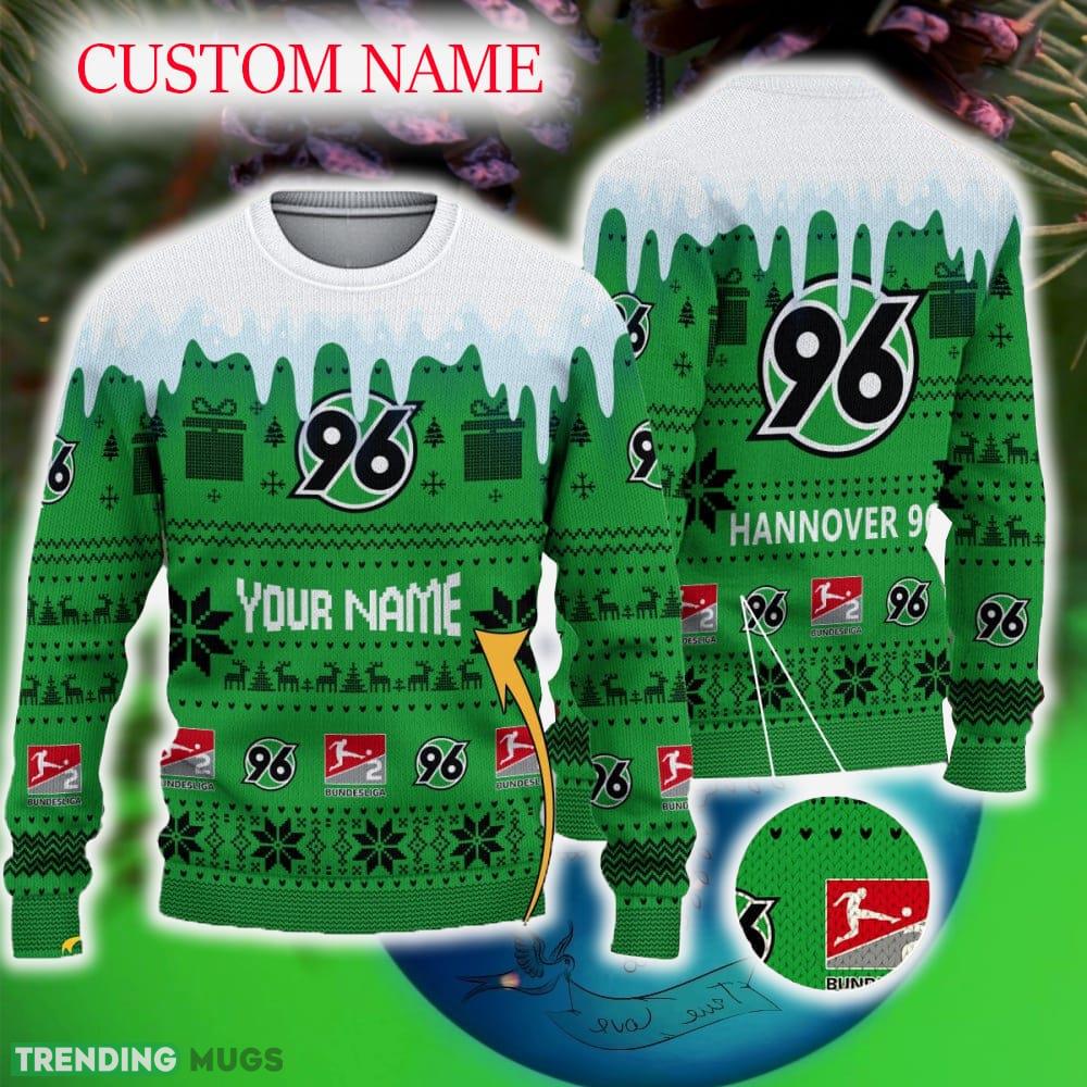 Custom Name Hannover 96 Knitted Christmas Sweater Gift For Men And Women - Custom Name Hannover 96 Knitted Christmas Sweater Gift For Men And Women Custom Name Hannover 96 Knitted Christmas Sweater Gift For Men And Women - Custom Name Hannover 96 Knitted Christmas Sweater Gift For Men And Women