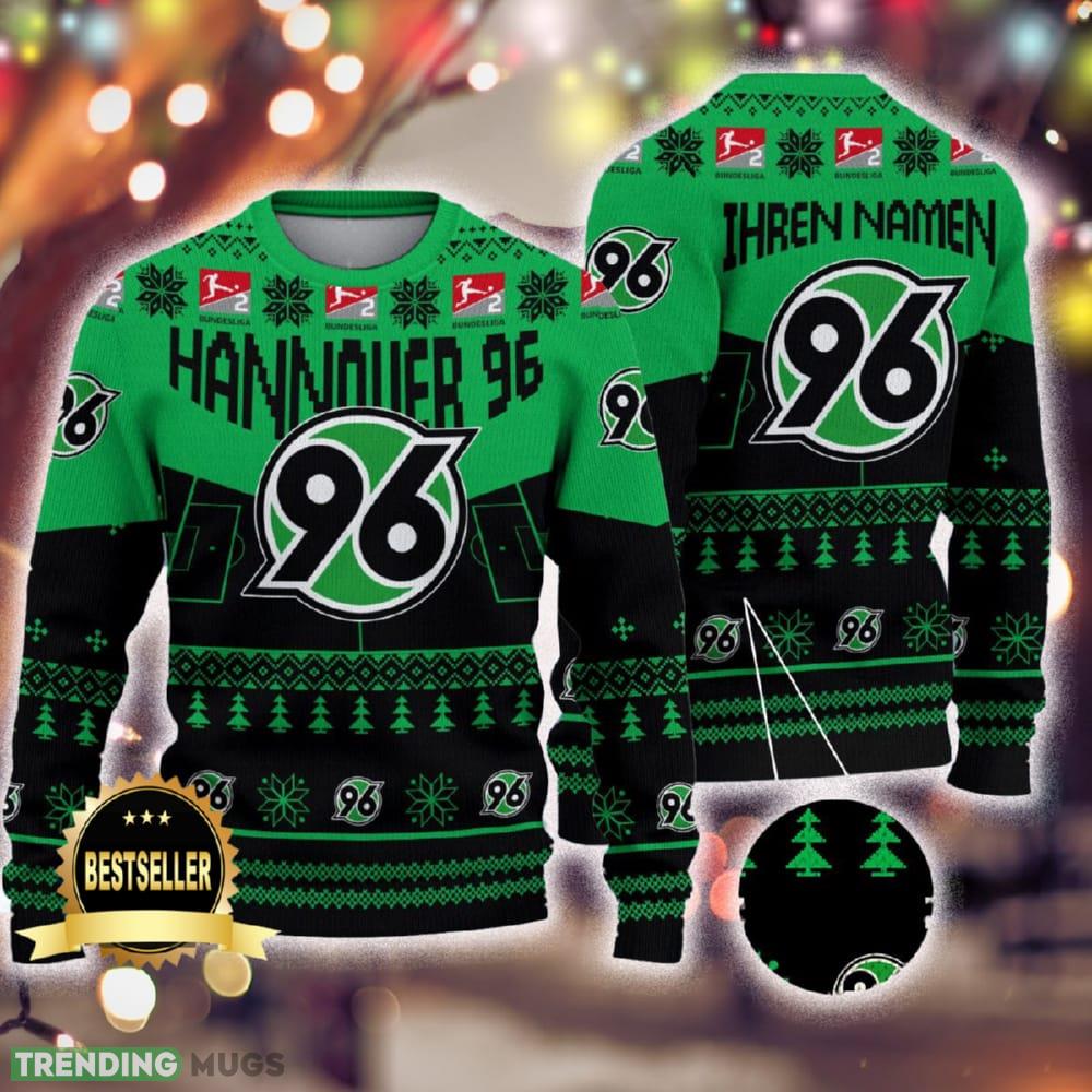 Custom Name Hannover 96 Ugly Christmas Sweater New Logo Gift For Men And Women Fans - Custom Name Hannover 96 Ugly Christmas Sweater New Logo Gift For Men And Women Fans Custom Name Hannover 96 Ugly Christmas Sweater New Logo Gift For Men And Women Fans - Custom Name Hannover 96 Ugly Christmas Sweater New Logo Gift For Men And Women Fans