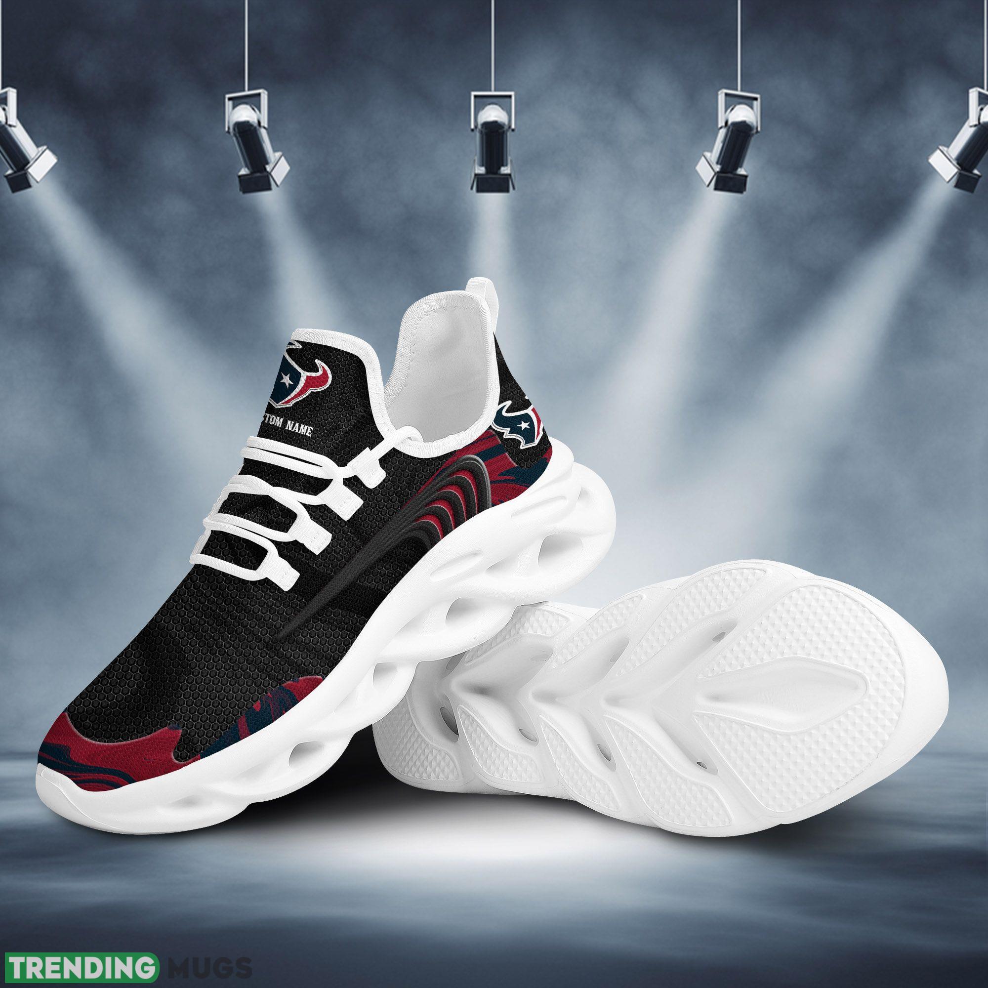Custom Name Houston Texans Team Max Soul Sneakers For Men Women Adults Football Max Soul Custom Name Houston Texans Team Max Soul Sneakers For Men Women Adults Football Max Soul