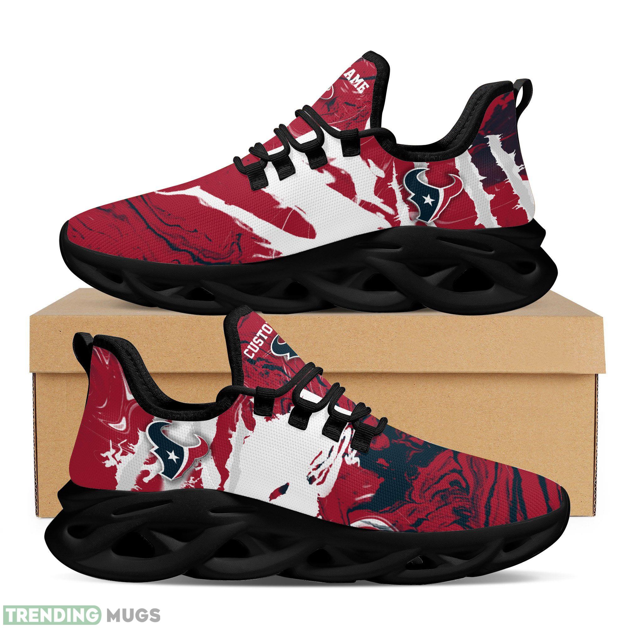 Custom Name Houston Texansamerican Football Team Trending Max Soul Clunky Sneaker Shoes For Men Women Max Soul Custom Name Houston Texansamerican Football Team Trending Max Soul Clunky Sneaker Shoes For Men Women Max Soul