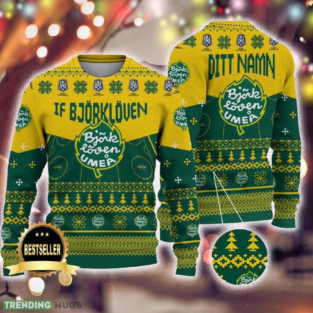 Custom Name IF Björklöven Ugly Christmas Sweater New Logo Gift For Men And Women Fans - Custom Name IF Björklöven Ugly Christmas Sweater New Logo Gift For Men And Women Fans Custom Name IF Björklöven Ugly Christmas Sweater New Logo Gift For Men And Women Fans - Custom Name IF Björklöven Ugly Christmas Sweater New Logo Gift For Men And Women Fans