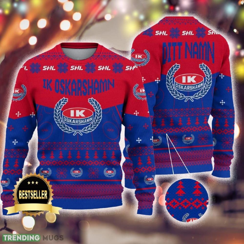 Custom Name IK Oskarshamn Ugly Christmas Sweater New Logo Gift For Men And Women Fans - Custom Name IK Oskarshamn Ugly Christmas Sweater New Logo Gift For Men And Women Fans Custom Name IK Oskarshamn Ugly Christmas Sweater New Logo Gift For Men And Women Fans - Custom Name IK Oskarshamn Ugly Christmas Sweater New Logo Gift For Men And Women Fans