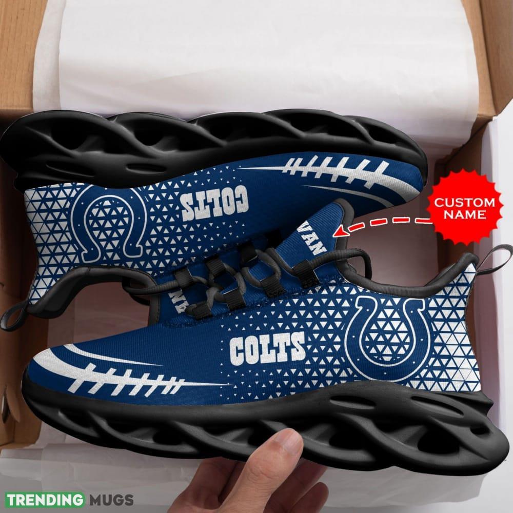 Custom Name Indianapolis Colts Custom Max Soul Sneakers For Men Women Max Soul Custom Name Indianapolis Colts Custom Max Soul Sneakers For Men Women Max Soul