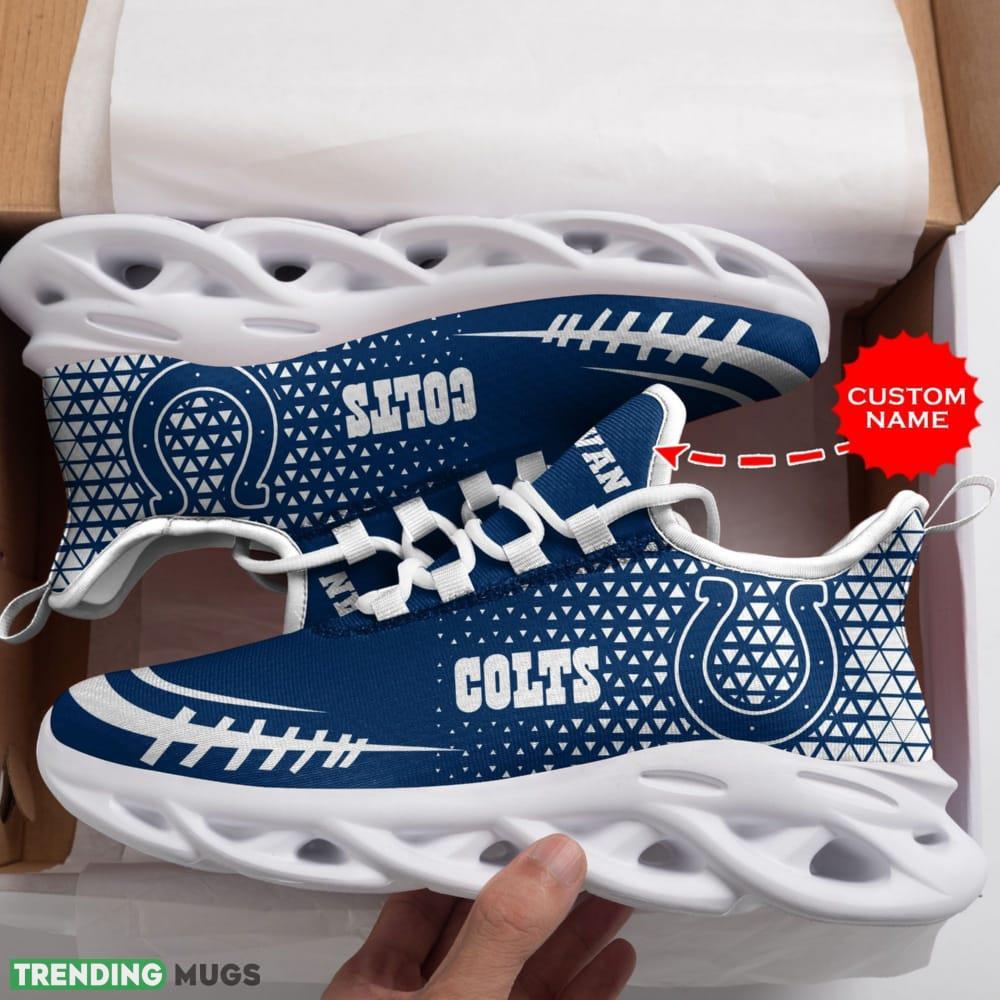 Custom Name Indianapolis Colts Custom Max Soul Sneakers For Men Women Max Soul Custom Name Indianapolis Colts Custom Max Soul Sneakers For Men Women Max Soul