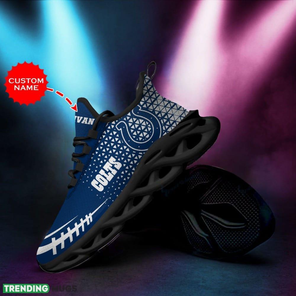 Custom Name Indianapolis Colts Custom Max Soul Sneakers For Men Women - Indianapolis Colts Custom Max Soul Sneakers Running Sports Shoes_1 Custom Name Indianapolis Colts Custom Max Soul Sneakers For Men Women - Indianapolis Colts Custom Max Soul Sneakers Running Sports Shoes_1