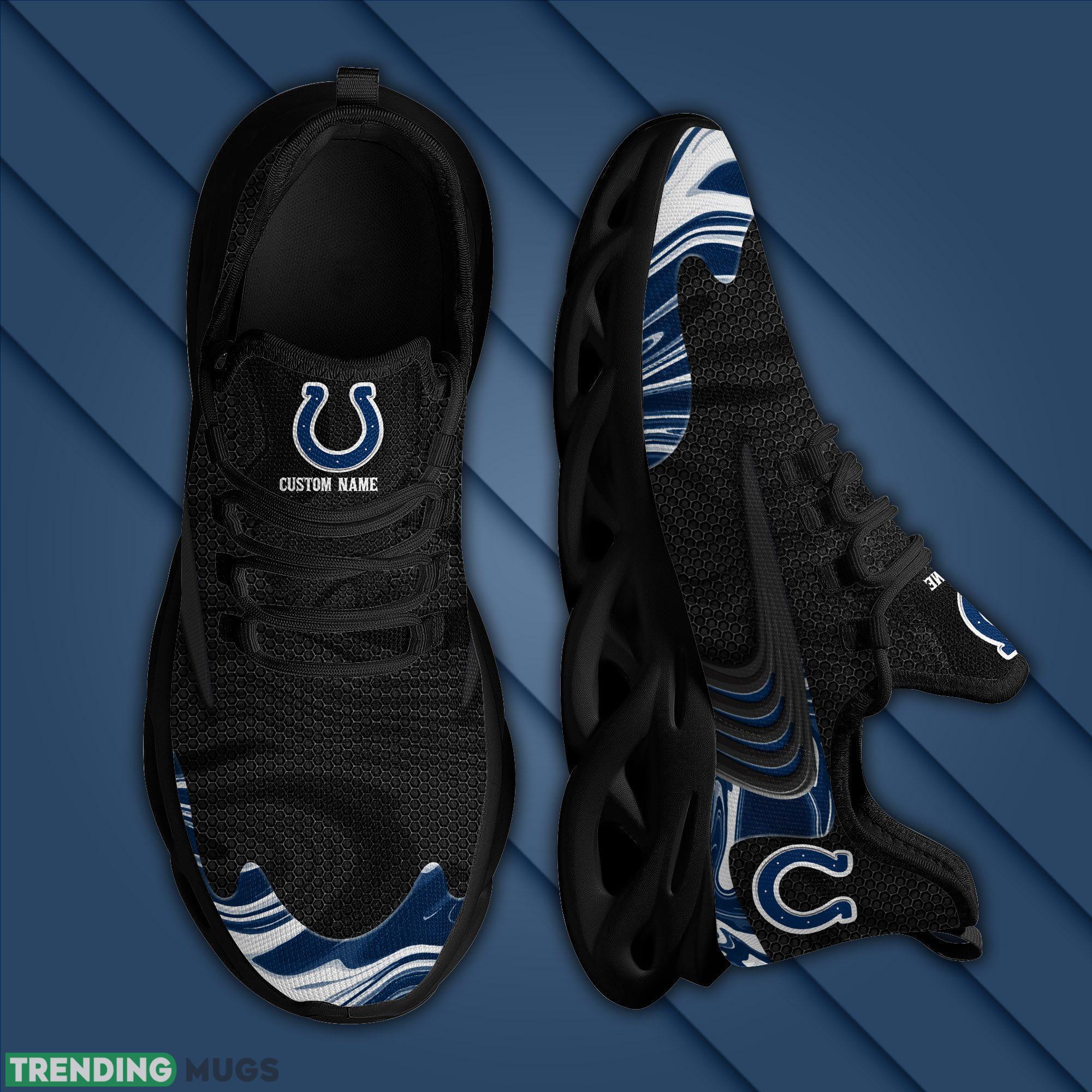 Custom Name Indianapolis Colts Team Max Soul Sneakers For Men Women Adults Football Max Soul Custom Name Indianapolis Colts Team Max Soul Sneakers For Men Women Adults Football Max Soul