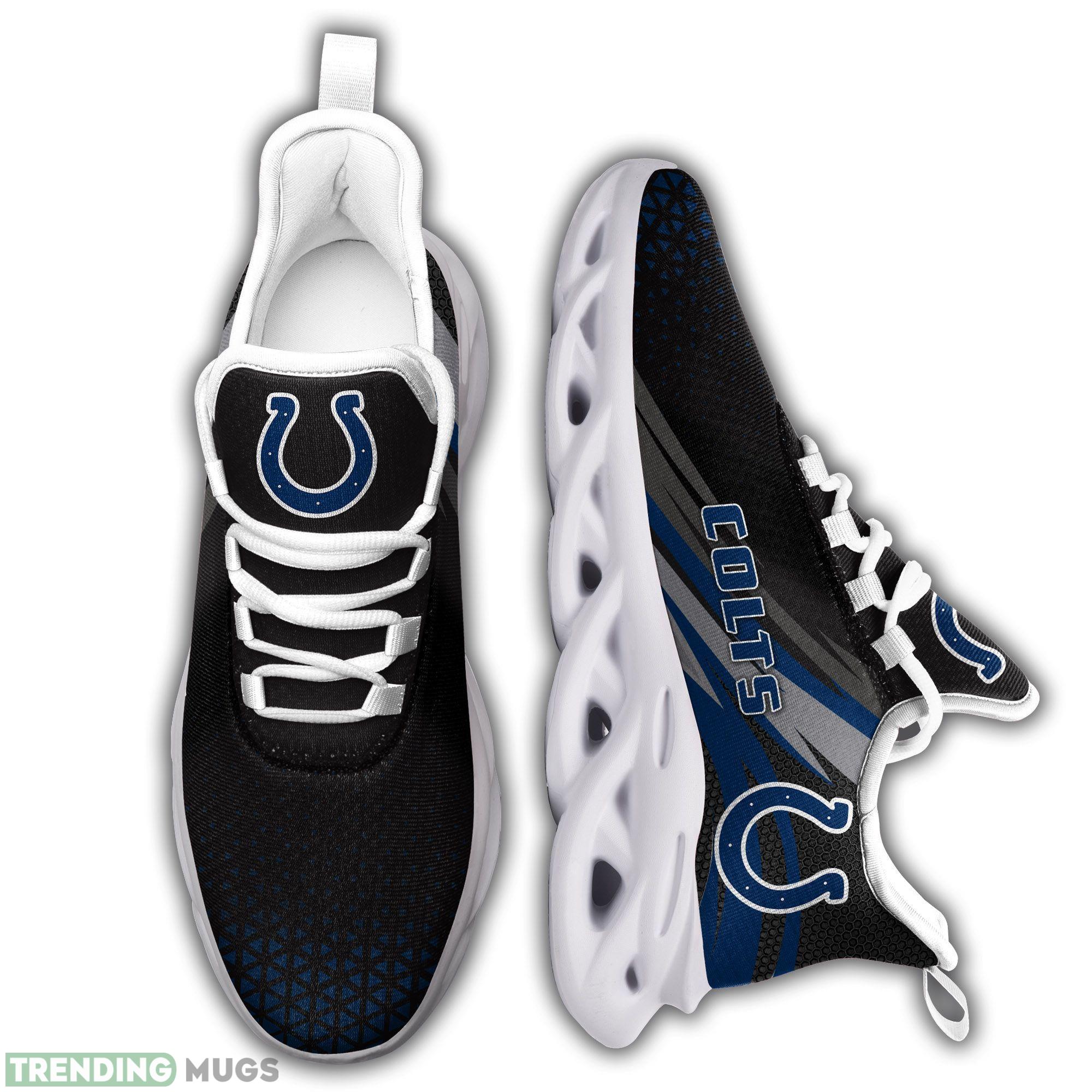Custom Name Indianapolis Colts Triangle Custom Max Soul Sneakers For Men Women Football Fanfootball Fan Max Soul Custom Name Indianapolis Colts Triangle Custom Max Soul Sneakers For Men Women Football Fanfootball Fan Max Soul