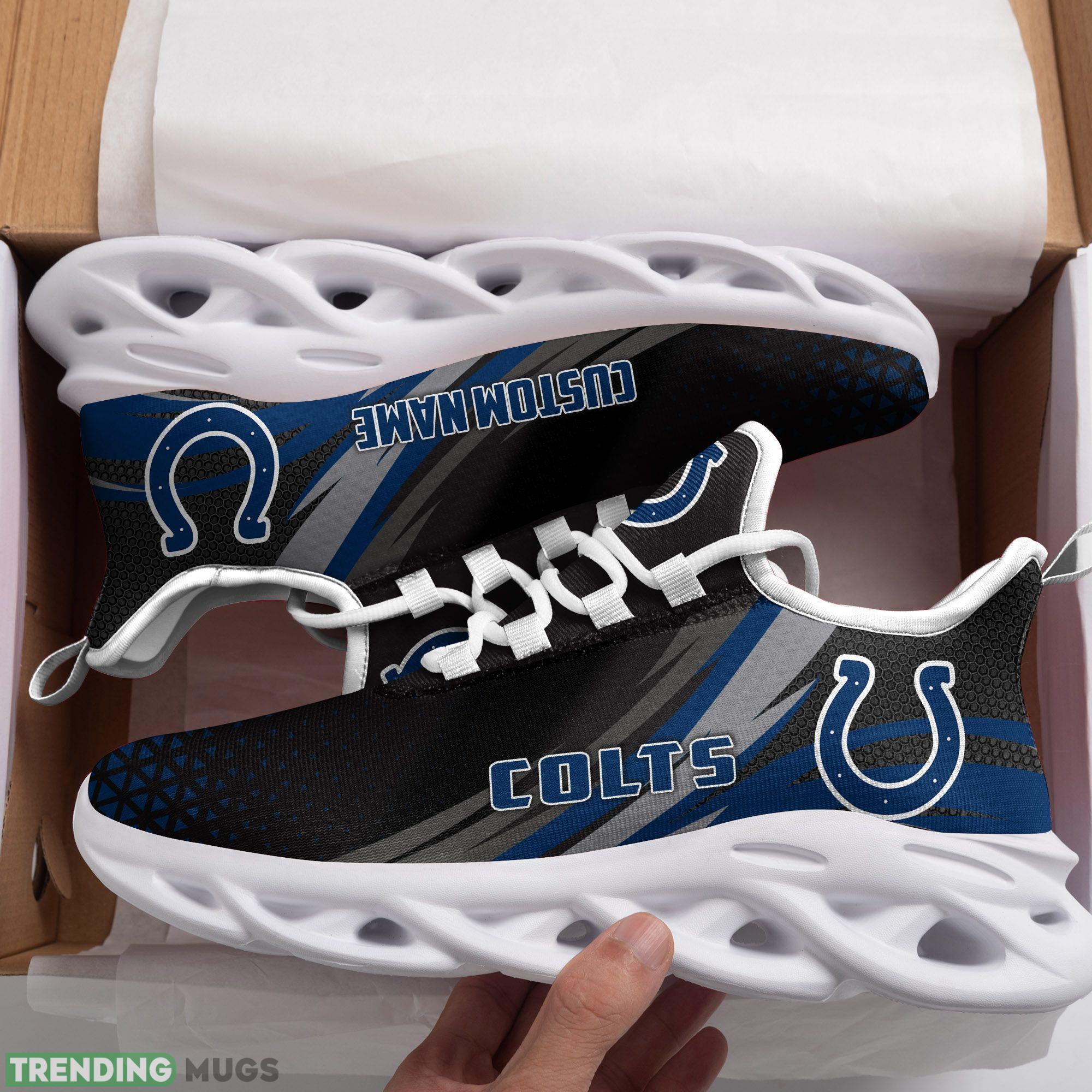 Custom Name Indianapolis Colts Triangle Custom Max Soul Sneakers For Men Women Football Fanfootball Fan - Indianapolis Colts Triangle Custom Personalized Max Soul Sneakers Running Sports Shoes For Men Women Football Fanfootball Fan_1 Custom Name Indianapolis Colts Triangle Custom Max Soul Sneakers For Men Women Football Fanfootball Fan - Indianapolis Colts Triangle Custom Personalized Max Soul Sneakers Running Sports Shoes For Men Women Football Fanfootball Fan_1
