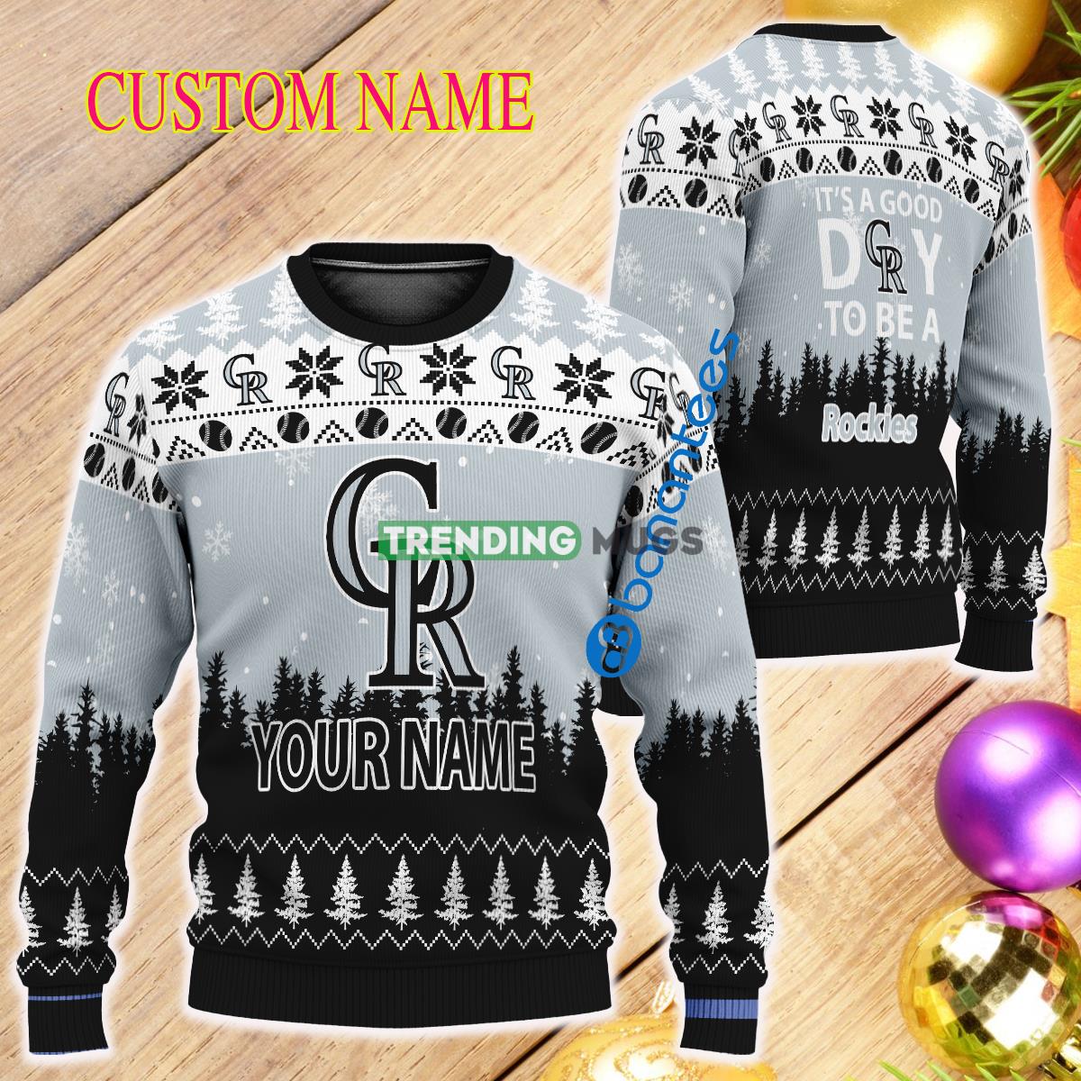 Custom Name It A Good Day To Be A Colorado Rockies Ugly Christmas Sweater - Custom Name It A Good Day To Be A Colorado Rockies Ugly Christmas Sweater Custom Name It A Good Day To Be A Colorado Rockies Ugly Christmas Sweater - Custom Name It A Good Day To Be A Colorado Rockies Ugly Christmas Sweater