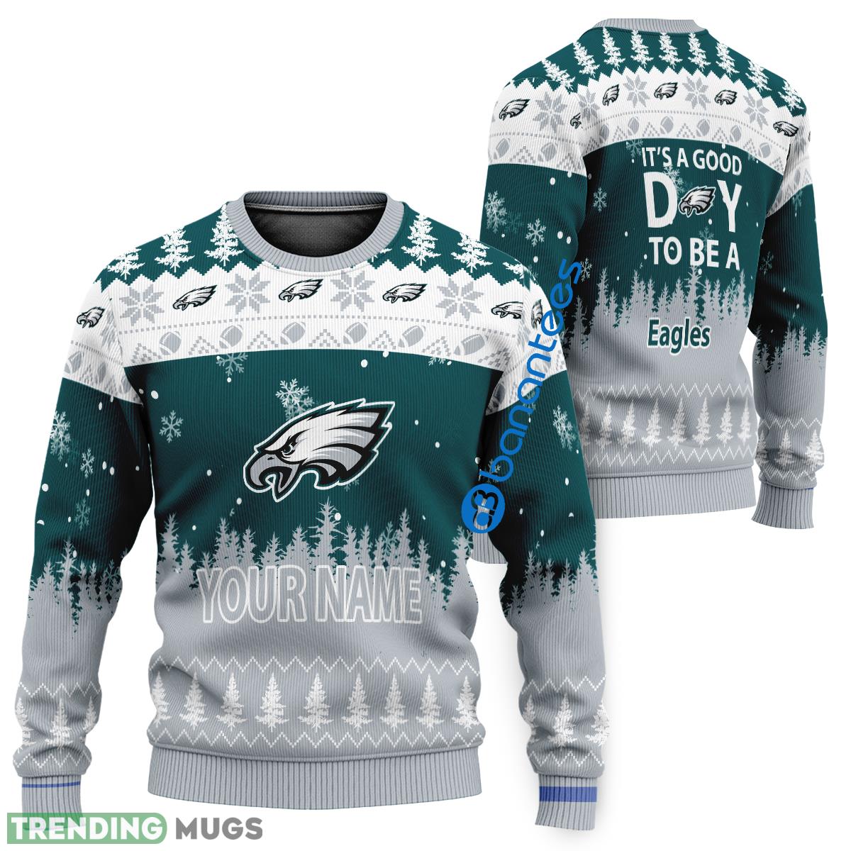 Custom Name It A Good Day To Be A Philadelphia Eagles Ugly Christmas Sweater - Custom Name It A Good Day To Be A Philadelphia Eagles Ugly Christmas Sweater Custom Name It A Good Day To Be A Philadelphia Eagles Ugly Christmas Sweater - Custom Name It A Good Day To Be A Philadelphia Eagles Ugly Christmas Sweater
