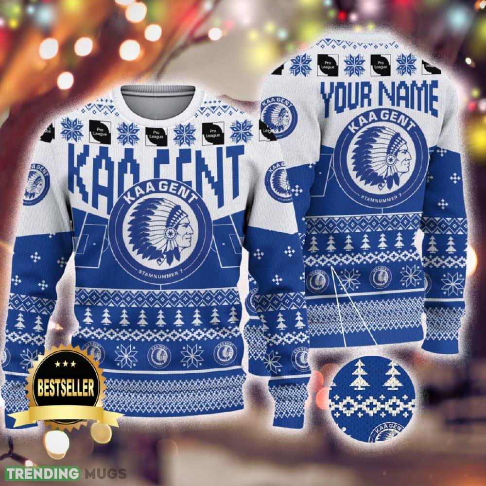 Custom Name KAA Gent Ugly Christmas Sweater New Logo Gift For Men And Women Fans - Custom Name KAA Gent Ugly Christmas Sweater New Logo Gift For Men And Women Fans Custom Name KAA Gent Ugly Christmas Sweater New Logo Gift For Men And Women Fans - Custom Name KAA Gent Ugly Christmas Sweater New Logo Gift For Men And Women Fans