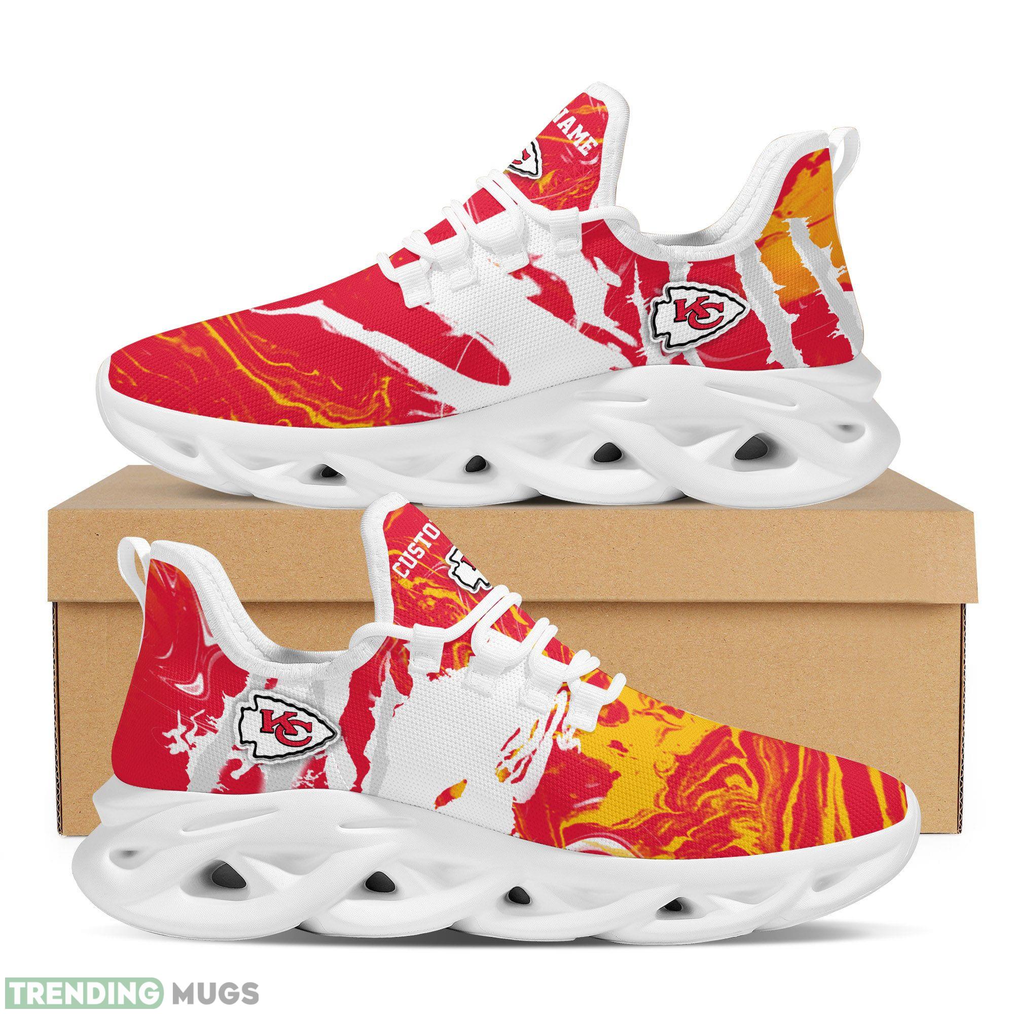 Custom Name Kansas City Chiefsamerican Football Team Trending Max Soul Clunky Sneaker Shoes For Men Women - Kansas City Chiefsamerican Football Team Trending Custom Personalized With Name Max Soul Clunky Sneaker Shoes For Men Women_1