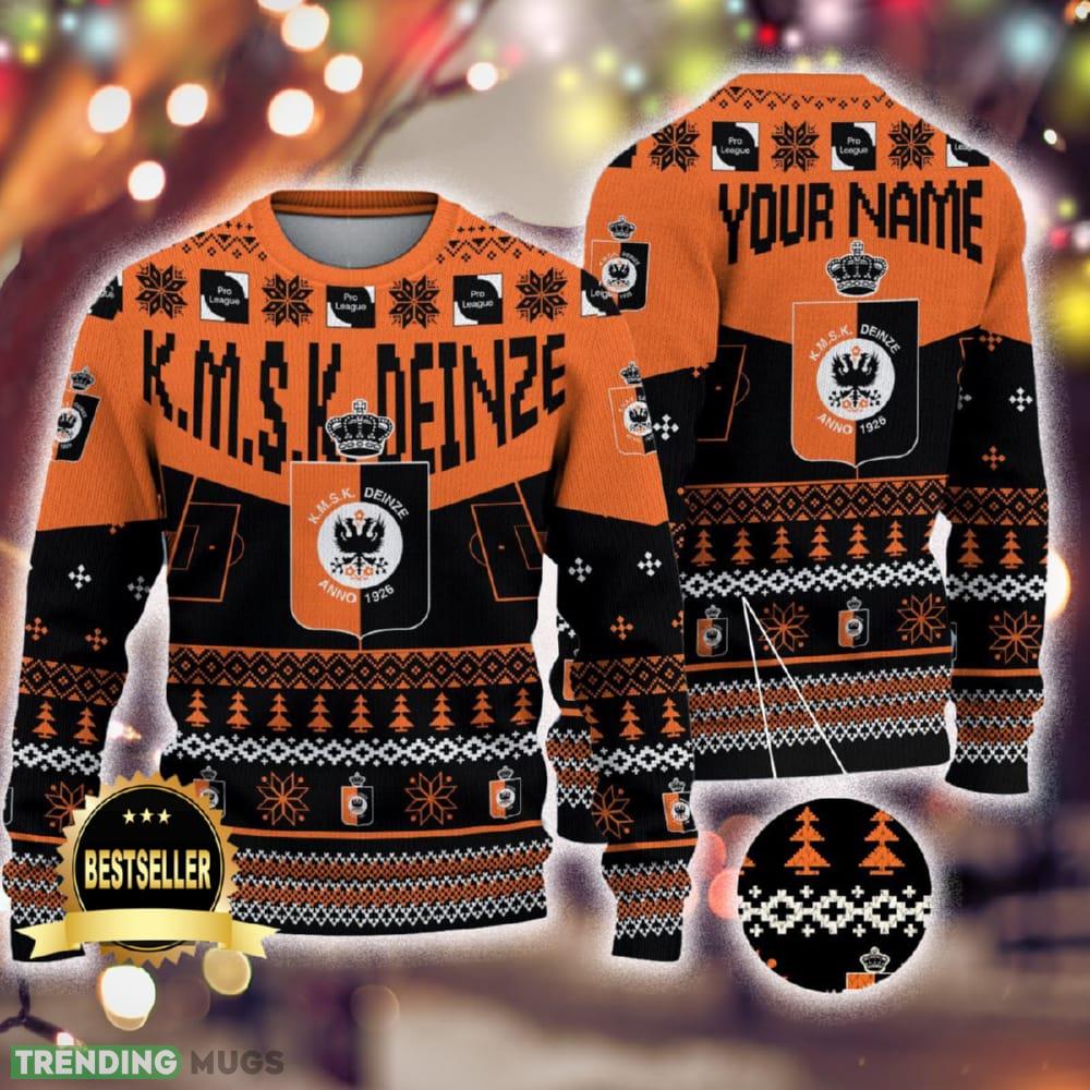 Custom Name KMSK Deinze Ugly Christmas Sweater New Logo Gift For Men And Women Fans - Custom Name KMSK Deinze Ugly Christmas Sweater New Logo Gift For Men And Women Fans Custom Name KMSK Deinze Ugly Christmas Sweater New Logo Gift For Men And Women Fans - Custom Name KMSK Deinze Ugly Christmas Sweater New Logo Gift For Men And Women Fans