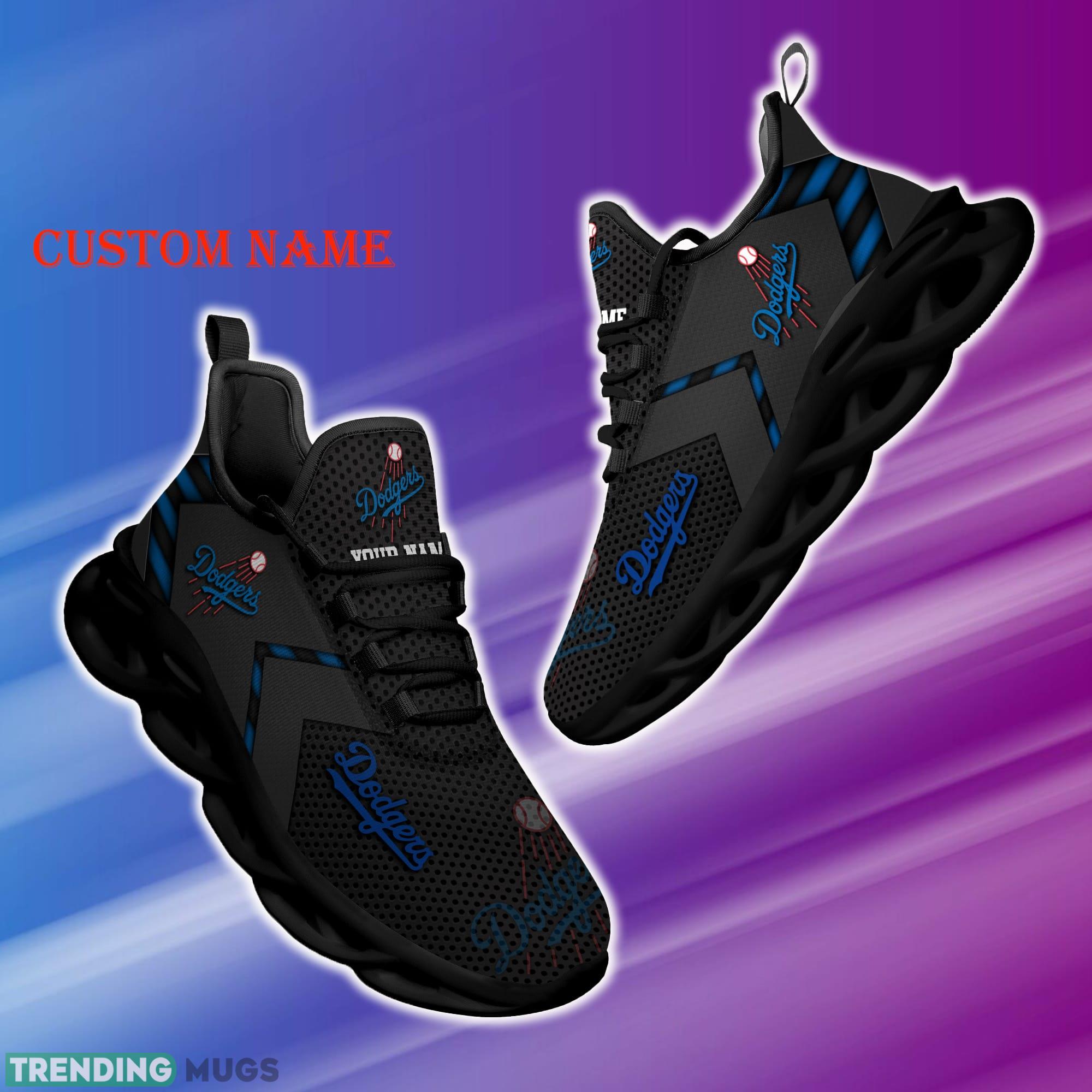 Custom Name Los Angeles Dodgers MLB Max Soul Shoes Collection Gift Fans Running Sneakers New Shoes Max Soul Custom Name Los Angeles Dodgers MLB Max Soul Shoes Collection Gift Fans Running Sneakers New Shoes Max Soul