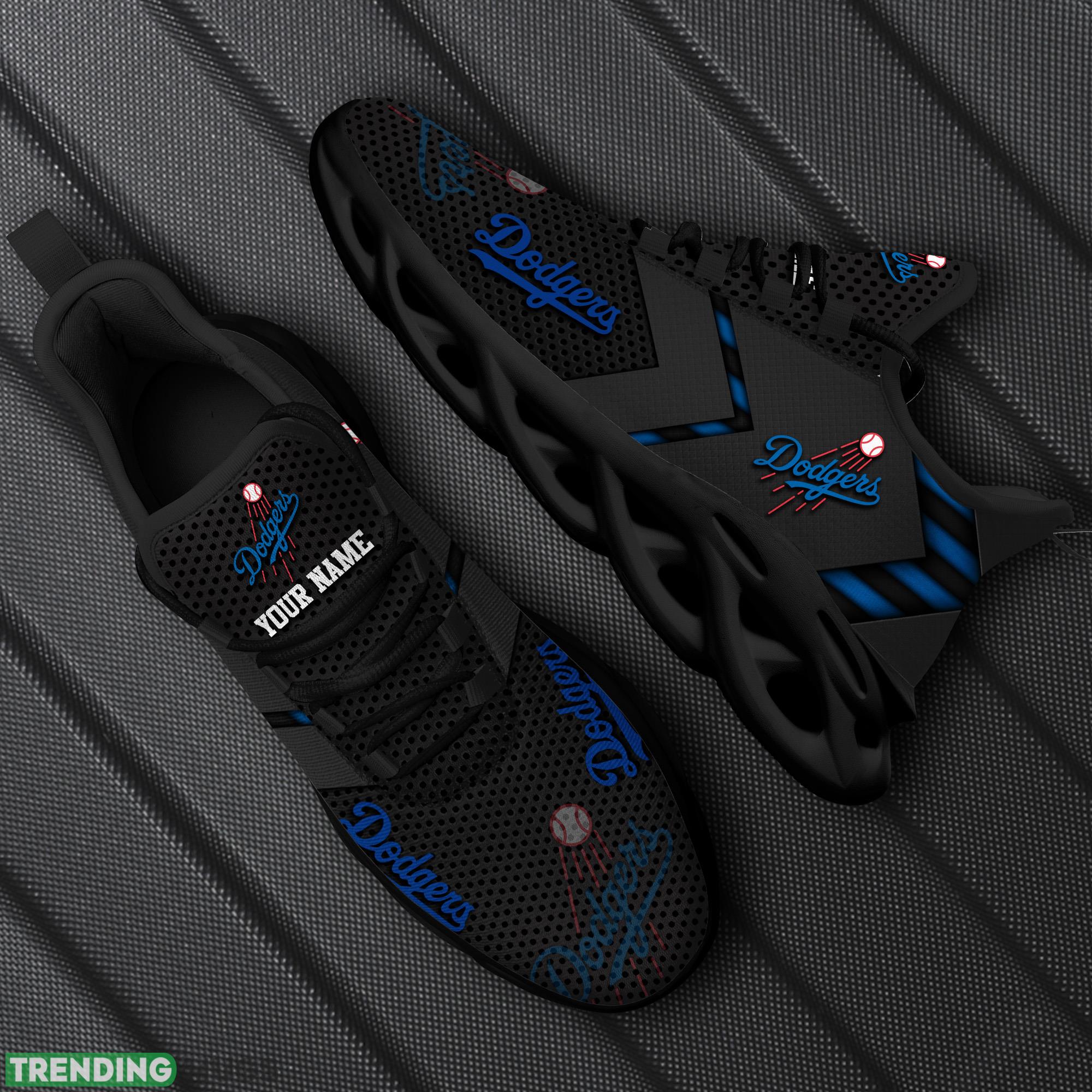 Custom Name Los Angeles Dodgers MLB Max Soul Shoes Collection Gift Fans Running Sneakers New Shoes - Los Angeles Dodgers Personalized MLB Max Soul Shoes_1 Custom Name Los Angeles Dodgers MLB Max Soul Shoes Collection Gift Fans Running Sneakers New Shoes - Los Angeles Dodgers Personalized MLB Max Soul Shoes_1