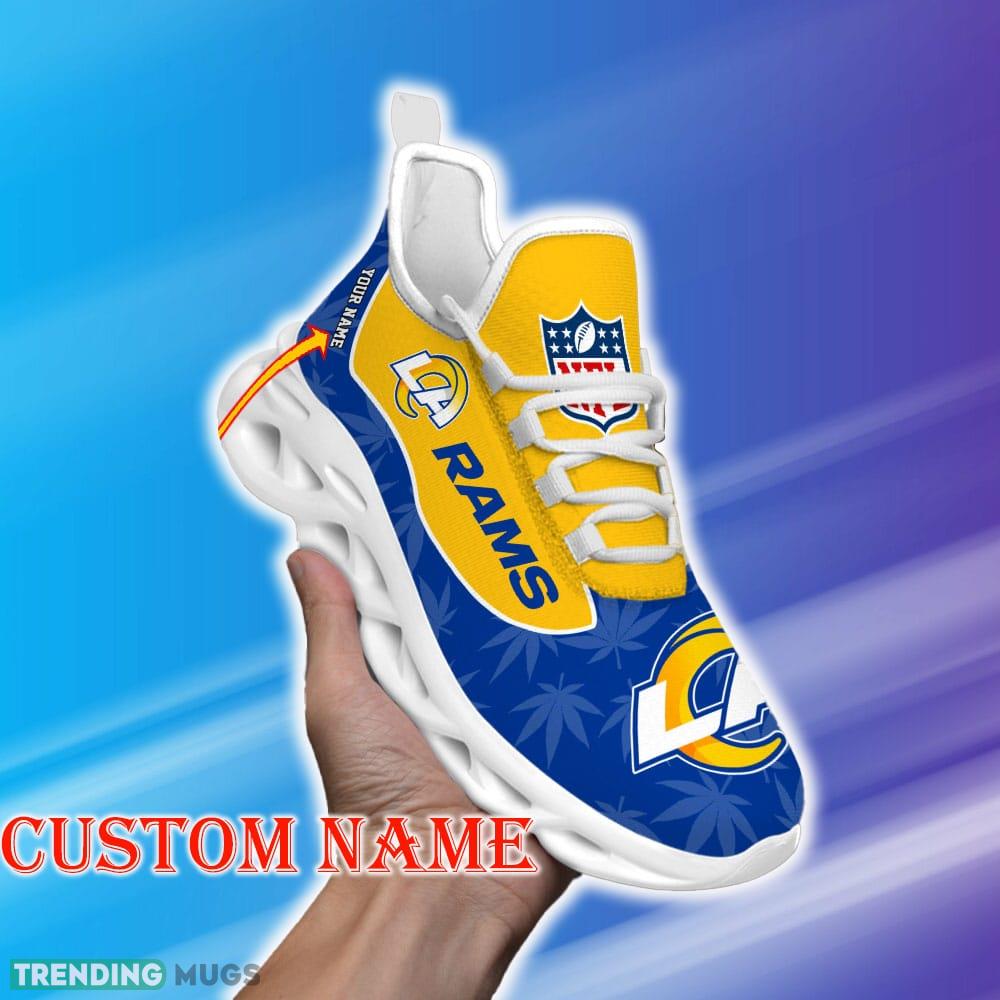 Custom Name Los Angeles Rams Weed Max Soul Shoes Footwear Gift Fans Running Sneakers New Shoes Max Soul Custom Name Los Angeles Rams Weed Max Soul Shoes Footwear Gift Fans Running Sneakers New Shoes Max Soul