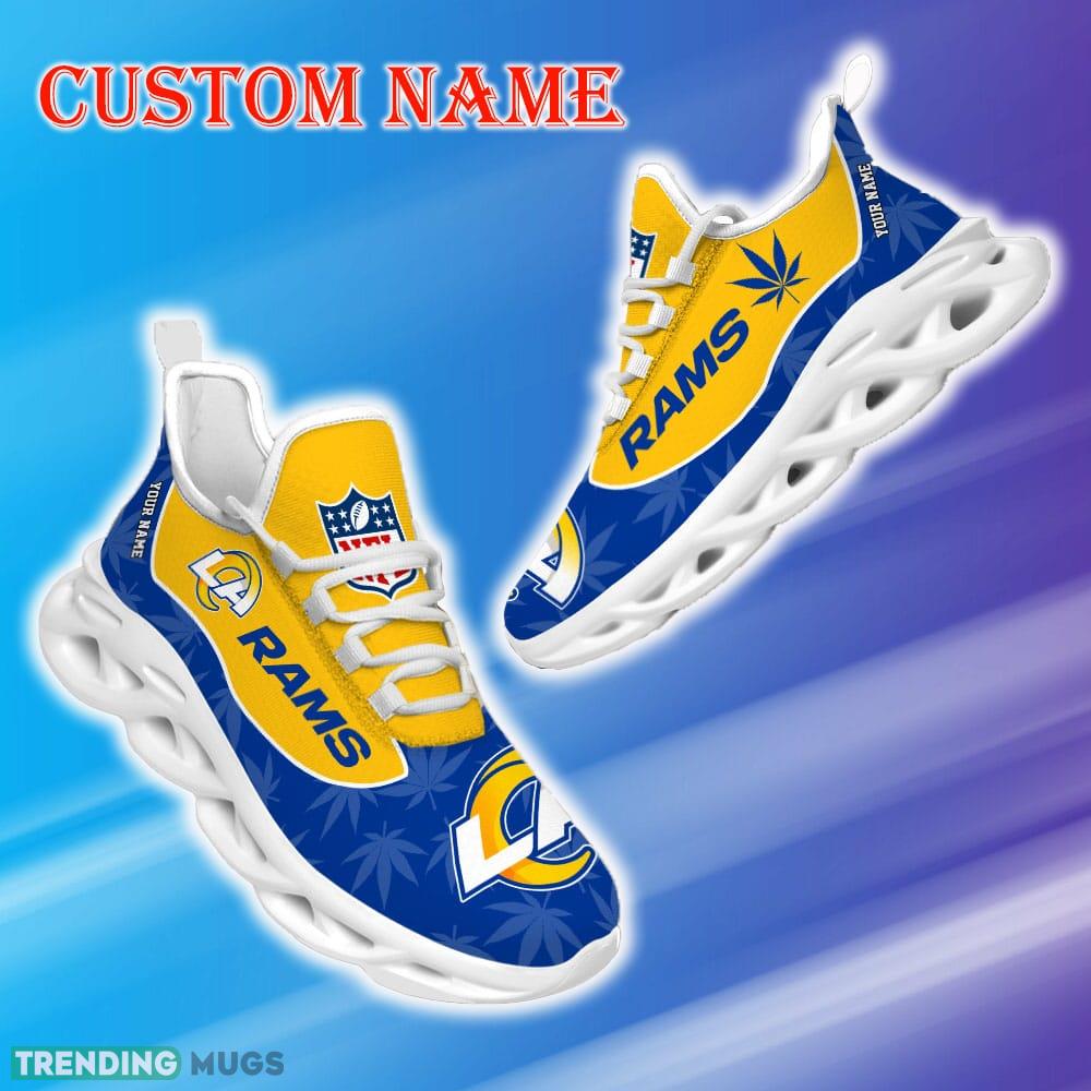 Custom Name Los Angeles Rams Weed Max Soul Shoes Footwear Gift Fans Running Sneakers New Shoes Max Soul Custom Name Los Angeles Rams Weed Max Soul Shoes Footwear Gift Fans Running Sneakers New Shoes Max Soul