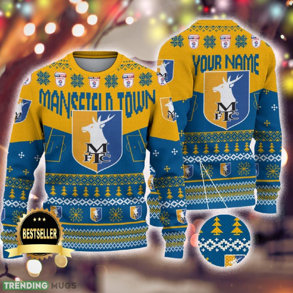 Custom Name Mansfield Town Ugly Christmas Sweater New Logo Gift For Men And Women Fans - Custom Name Mansfield Town Ugly Christmas Sweater New Logo Gift For Men And Women Fans Custom Name Mansfield Town Ugly Christmas Sweater New Logo Gift For Men And Women Fans - Custom Name Mansfield Town Ugly Christmas Sweater New Logo Gift For Men And Women Fans
