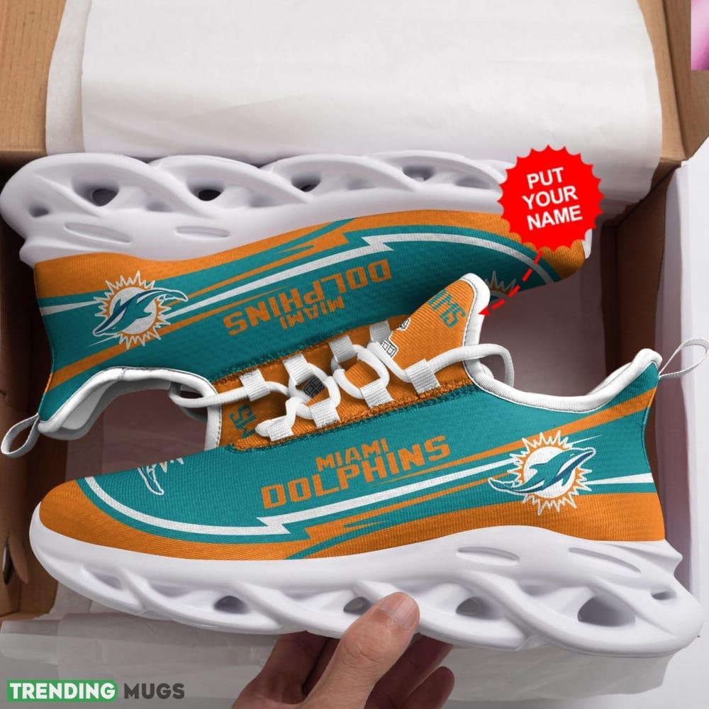 Custom Name Miami Dolphins Custom Max Soul Sneakers For Men Women - Miami Dolphins Custom Max Soul Sneakers Running Sports Shoes_1 Custom Name Miami Dolphins Custom Max Soul Sneakers For Men Women - Miami Dolphins Custom Max Soul Sneakers Running Sports Shoes_1