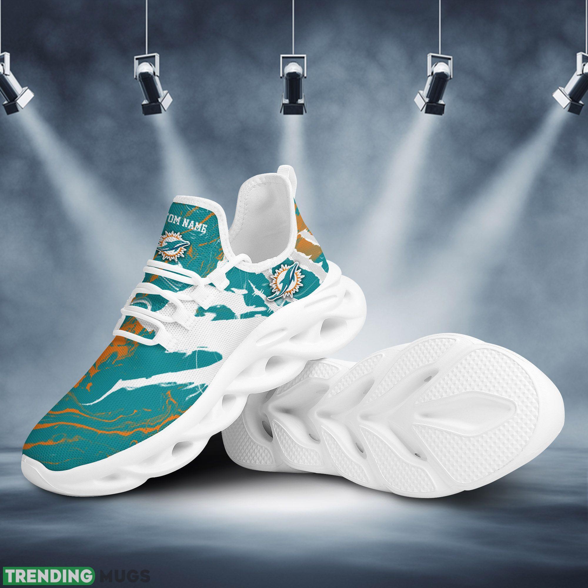 Custom Name Miami Dolphinsamerican Football Team Trending Max Soul Clunky Sneaker Shoes For Men Women Max Soul Custom Name Miami Dolphinsamerican Football Team Trending Max Soul Clunky Sneaker Shoes For Men Women Max Soul