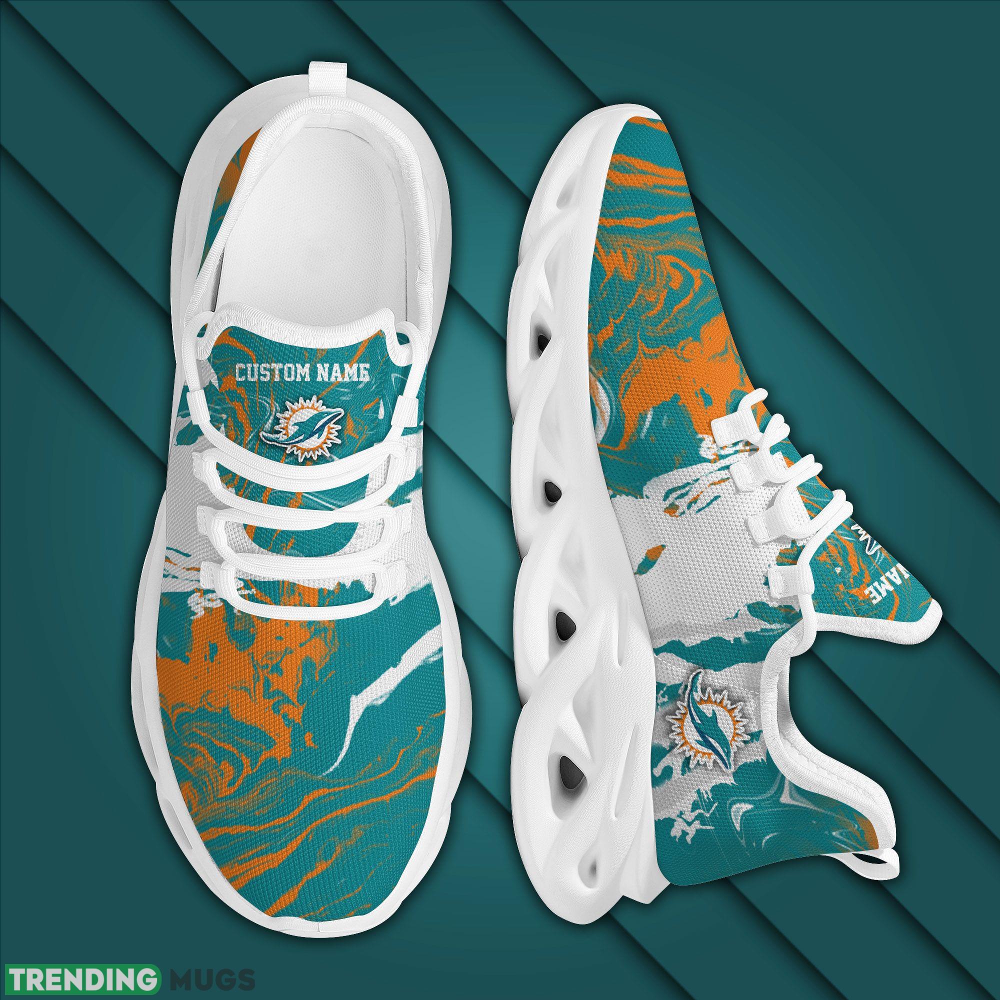 Custom Name Miami Dolphinsamerican Football Team Trending Max Soul Clunky Sneaker Shoes For Men Women Max Soul Custom Name Miami Dolphinsamerican Football Team Trending Max Soul Clunky Sneaker Shoes For Men Women Max Soul