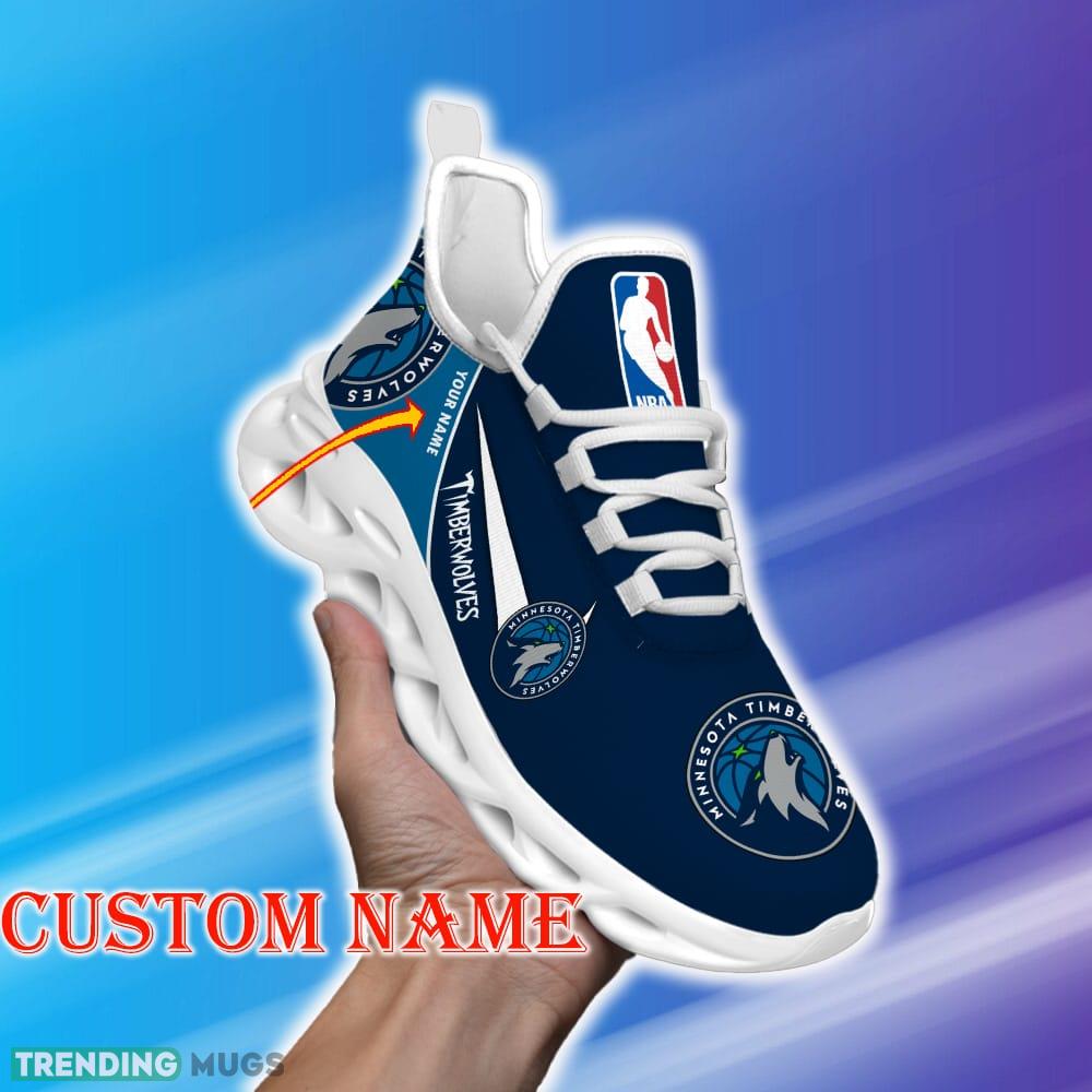 Custom Name Minnesota Timberwolves NBA Max Soul Shoes Motif Gift Fans Running Sneakers New Shoes Max Soul Custom Name Minnesota Timberwolves NBA Max Soul Shoes Motif Gift Fans Running Sneakers New Shoes Max Soul