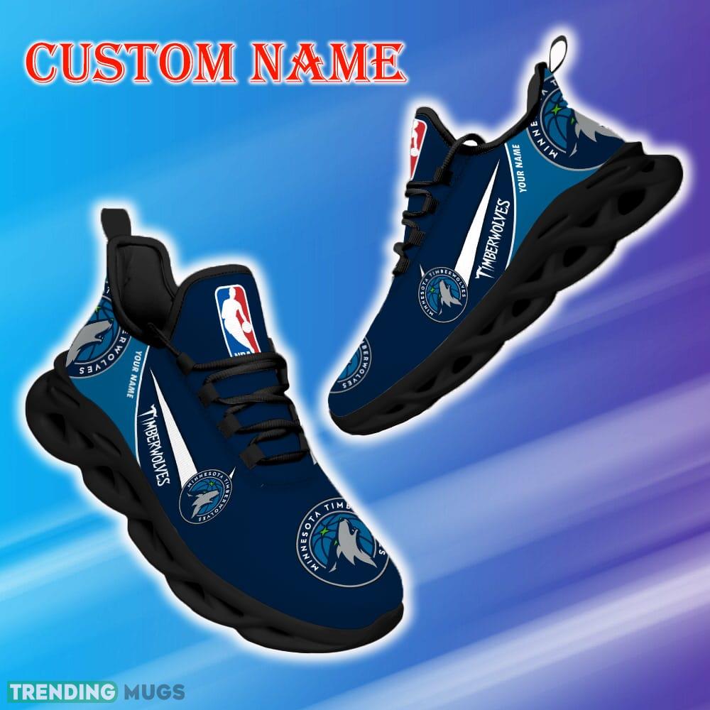 Custom Name Minnesota Timberwolves NBA Max Soul Shoes Motif Gift Fans Running Sneakers New Shoes Max Soul Custom Name Minnesota Timberwolves NBA Max Soul Shoes Motif Gift Fans Running Sneakers New Shoes Max Soul