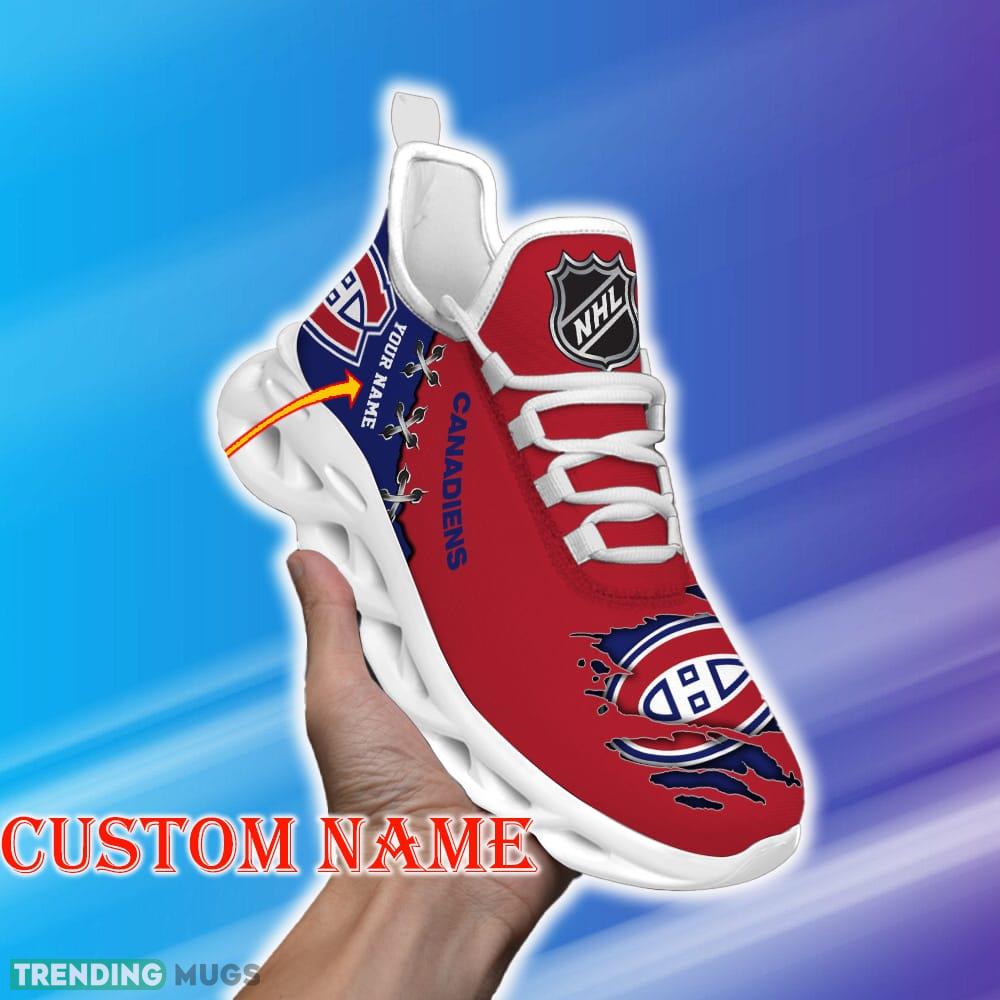 Custom Name Montreal Canadiens NHL New Luxury Max Soul Shoes Symbol Gift Fans Running Sneakers New Shoes - Montreal Canadiens Personalized NHL New Luxury Max Soul Shoes_1 Custom Name Montreal Canadiens NHL New Luxury Max Soul Shoes Symbol Gift Fans Running Sneakers New Shoes - Montreal Canadiens Personalized NHL New Luxury Max Soul Shoes_1