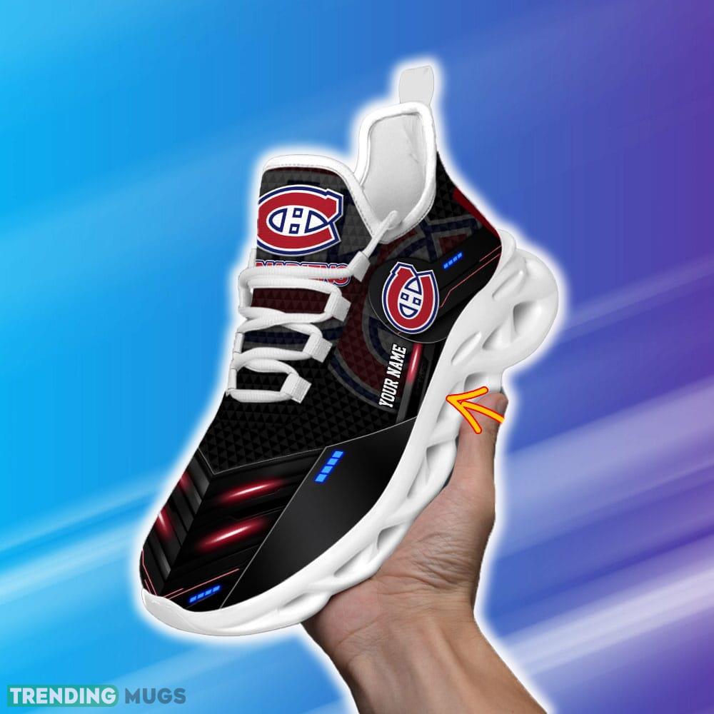 Custom Name Montreal Canadiens NHL Sport Black Max Soul Shoes Recognizable Gift Fans Running Sneakers New Shoes Max Soul Custom Name Montreal Canadiens NHL Sport Black Max Soul Shoes Recognizable Gift Fans Running Sneakers New Shoes Max Soul