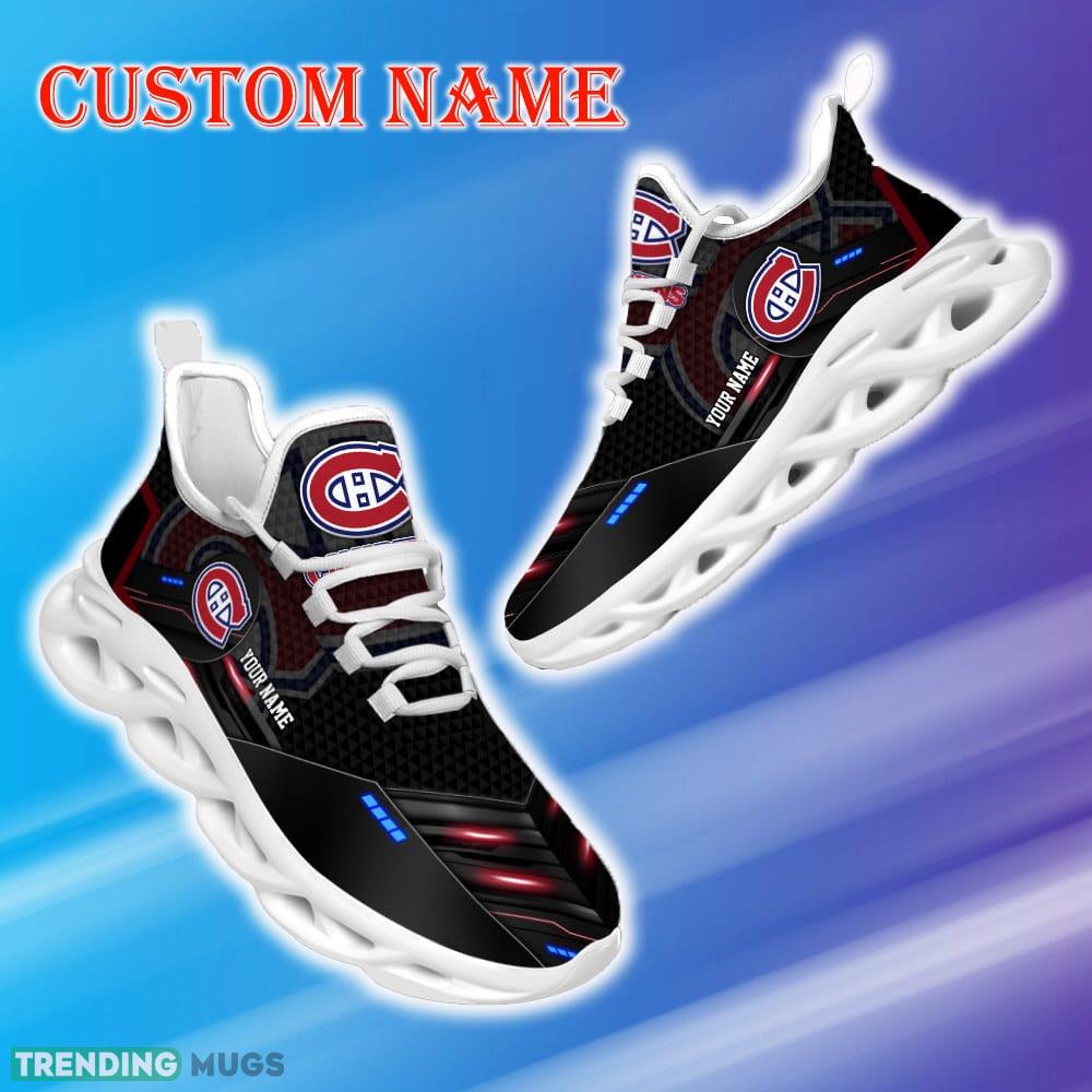 Custom Name Montreal Canadiens NHL Sport Black Max Soul Shoes Recognizable Gift Fans Running Sneakers New Shoes Max Soul Custom Name Montreal Canadiens NHL Sport Black Max Soul Shoes Recognizable Gift Fans Running Sneakers New Shoes Max Soul