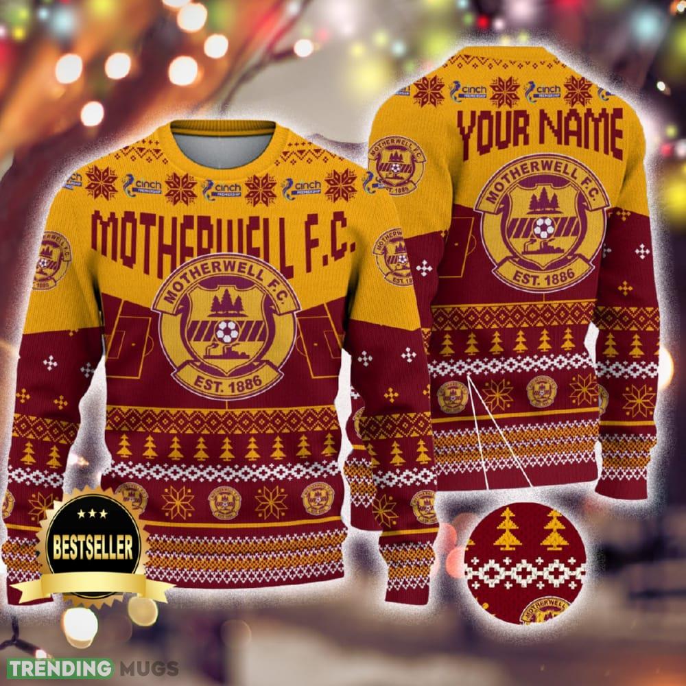 Custom Name Motherwell FC Ugly Christmas Sweater New Logo Gift For Men And Women Fans - Custom Name Motherwell FC Ugly Christmas Sweater New Logo Gift For Men And Women Fans Custom Name Motherwell FC Ugly Christmas Sweater New Logo Gift For Men And Women Fans - Custom Name Motherwell FC Ugly Christmas Sweater New Logo Gift For Men And Women Fans