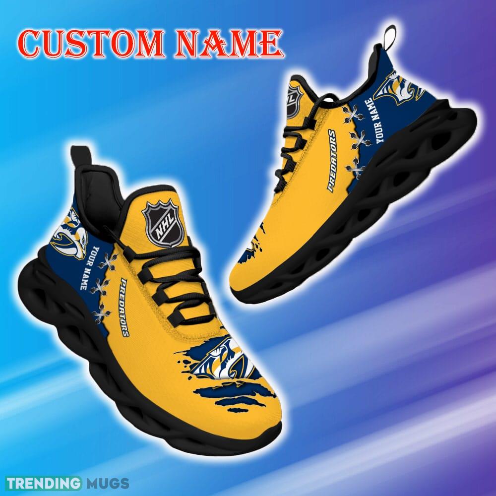 Custom Name Nashville Predators NHL New Luxury Max Soul Shoes Emblem Gift Fans Running Sneakers New Shoes Max Soul Custom Name Nashville Predators NHL New Luxury Max Soul Shoes Emblem Gift Fans Running Sneakers New Shoes Max Soul
