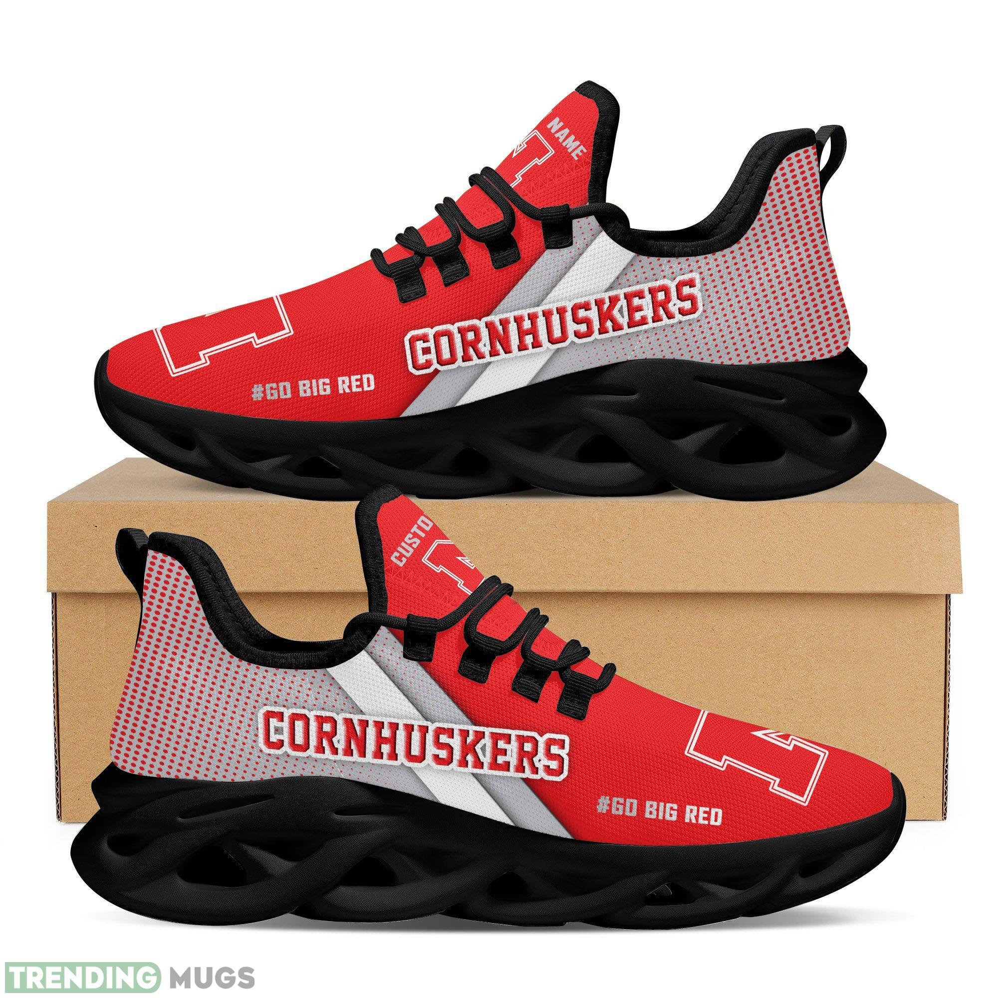 Custom Name Nebraska Cornhuskers Custom Max Soul Sneakers For Men Women University Of NebraskaLincoln Max Soul Custom Name Nebraska Cornhuskers Custom Max Soul Sneakers For Men Women University Of NebraskaLincoln Max Soul