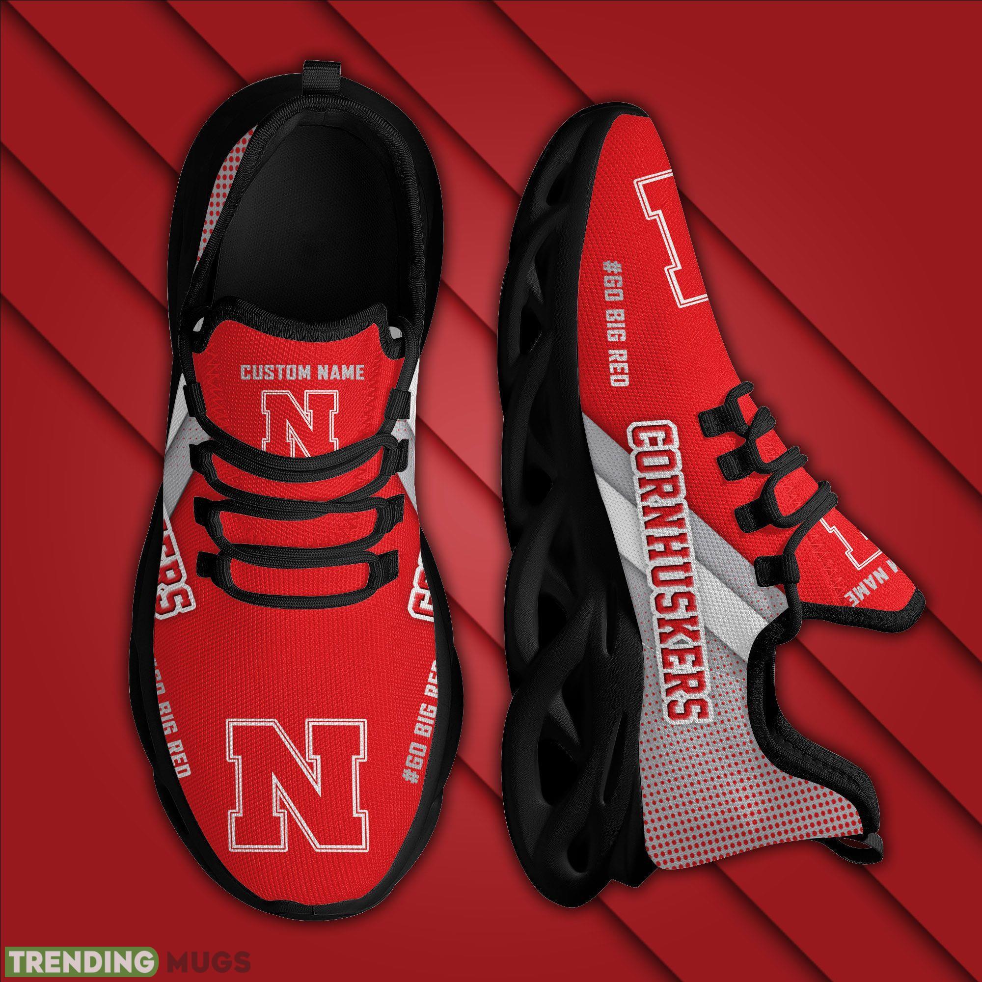 Custom Name Nebraska Cornhuskers Custom Max Soul Sneakers For Men Women University Of NebraskaLincoln Max Soul Custom Name Nebraska Cornhuskers Custom Max Soul Sneakers For Men Women University Of NebraskaLincoln Max Soul