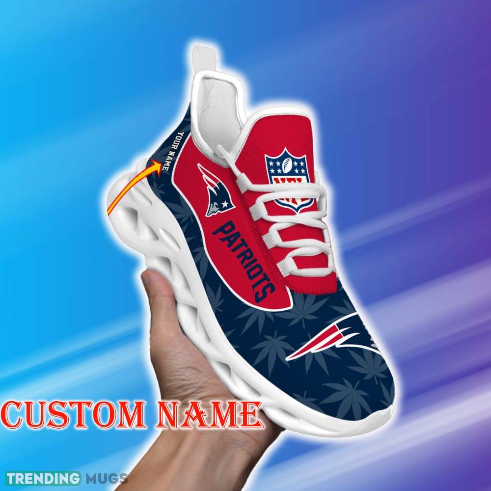 Custom Name New England Patriots Weed Max Soul Shoes Effortless Gift Fans Running Sneakers New Shoes Max Soul Custom Name New England Patriots Weed Max Soul Shoes Effortless Gift Fans Running Sneakers New Shoes Max Soul
