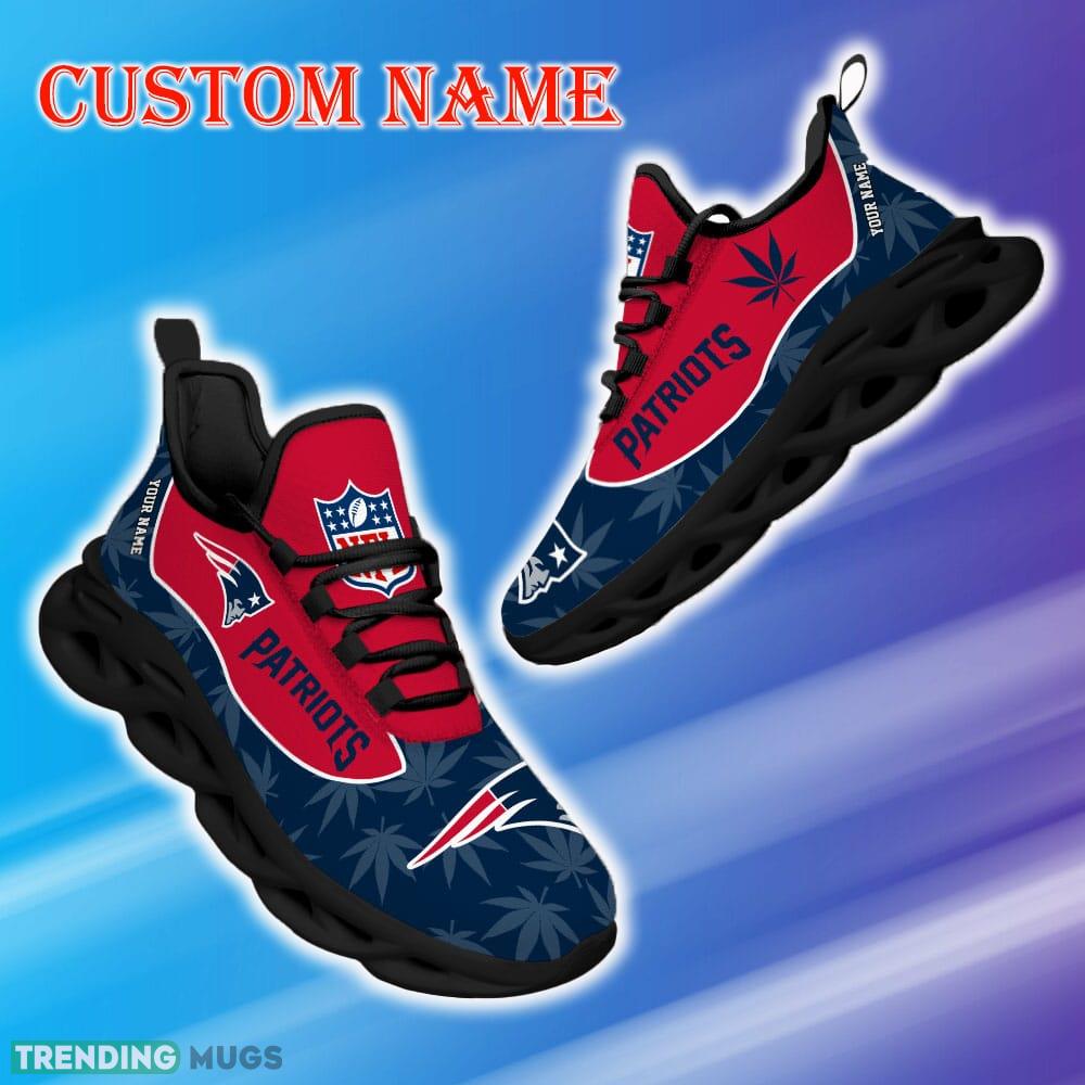 Custom Name New England Patriots Weed Max Soul Shoes Effortless Gift Fans Running Sneakers New Shoes Max Soul Custom Name New England Patriots Weed Max Soul Shoes Effortless Gift Fans Running Sneakers New Shoes Max Soul