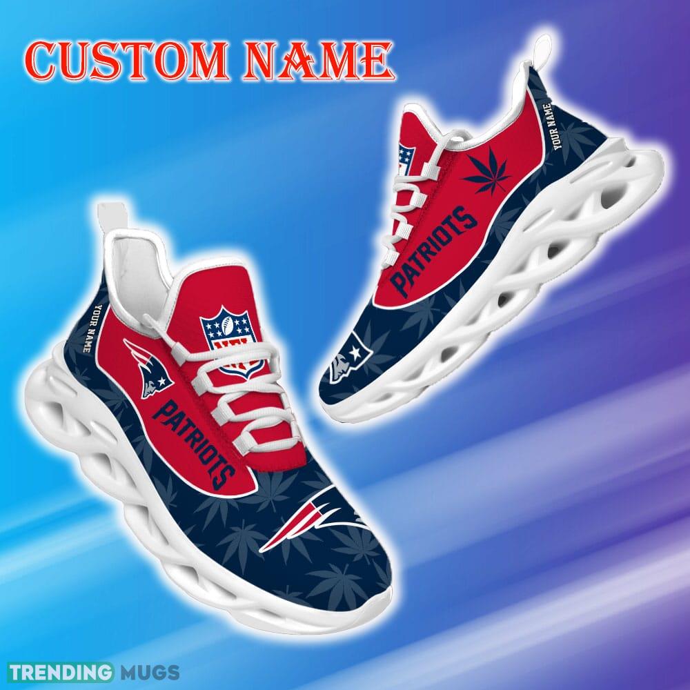 Custom Name New England Patriots Weed Max Soul Shoes Effortless Gift Fans Running Sneakers New Shoes Max Soul Custom Name New England Patriots Weed Max Soul Shoes Effortless Gift Fans Running Sneakers New Shoes Max Soul
